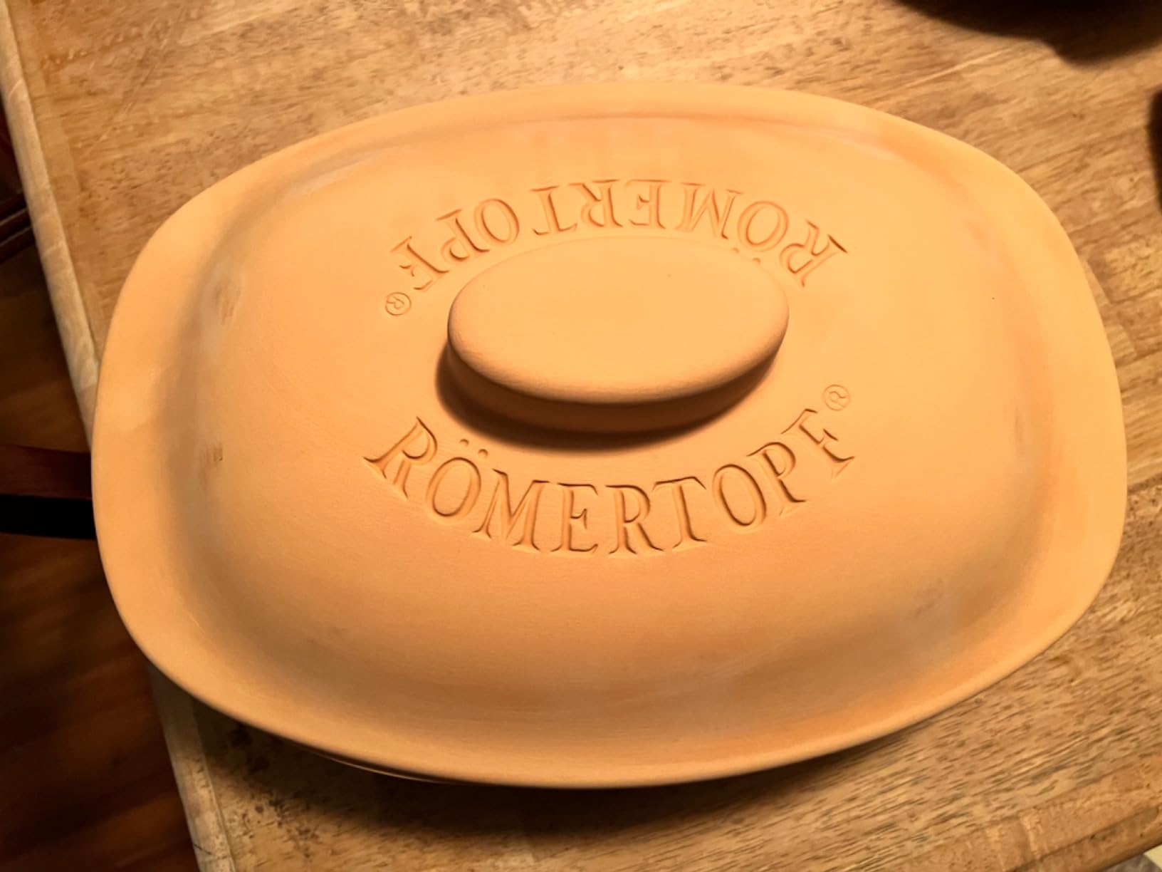 Romertopf Clay Roaster Trend | Non-Stick Dutch Oven | Healthy Pot Cooking | Clay Baker | Versatile Cooking Vessel - 4.7 Quarts (4.5 Liters) For Up To 6 People customer photo 1
