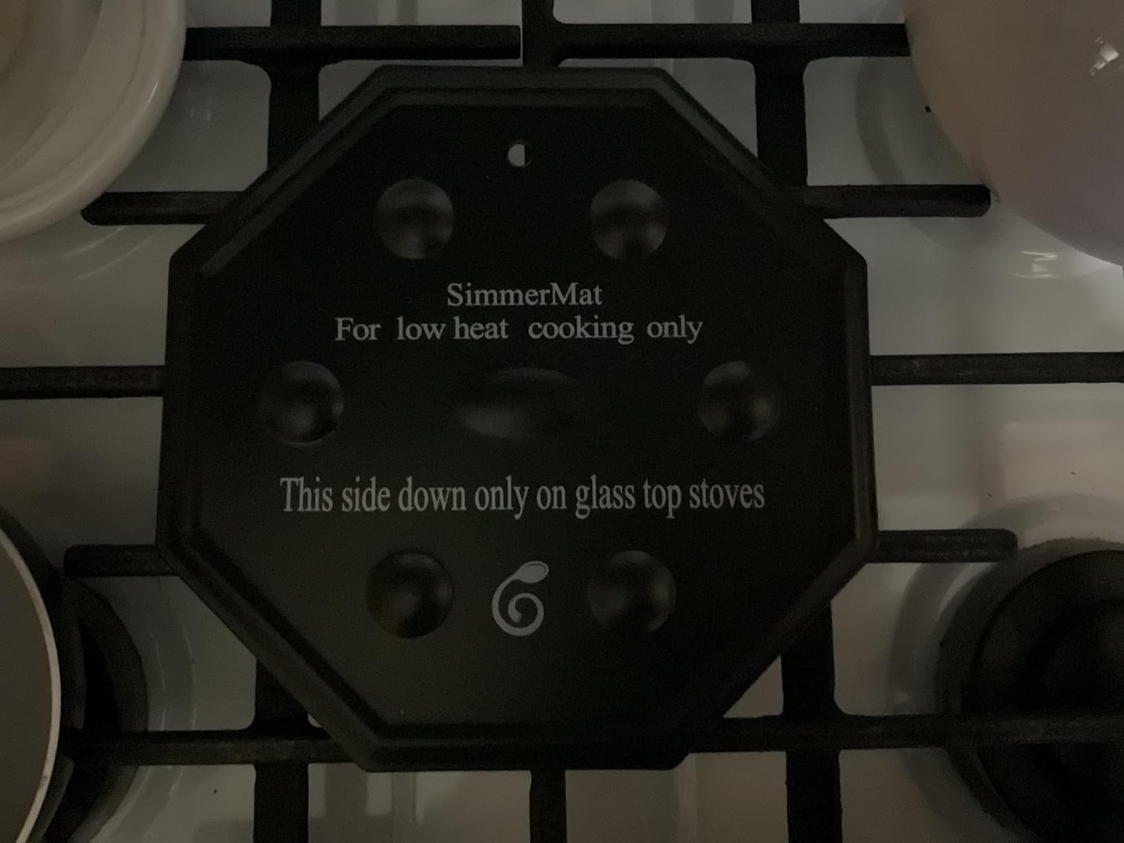 SimmerMat Heat Diffuser - Flame Diffuser Stove Cover Ring - Fire Diffuser for Any Type of Electric or Gas Stove - Dishwasher Safe Stove Top Cover - Steel Plates for Simmering and Slow Cooking - 1 Pack customer photo 2