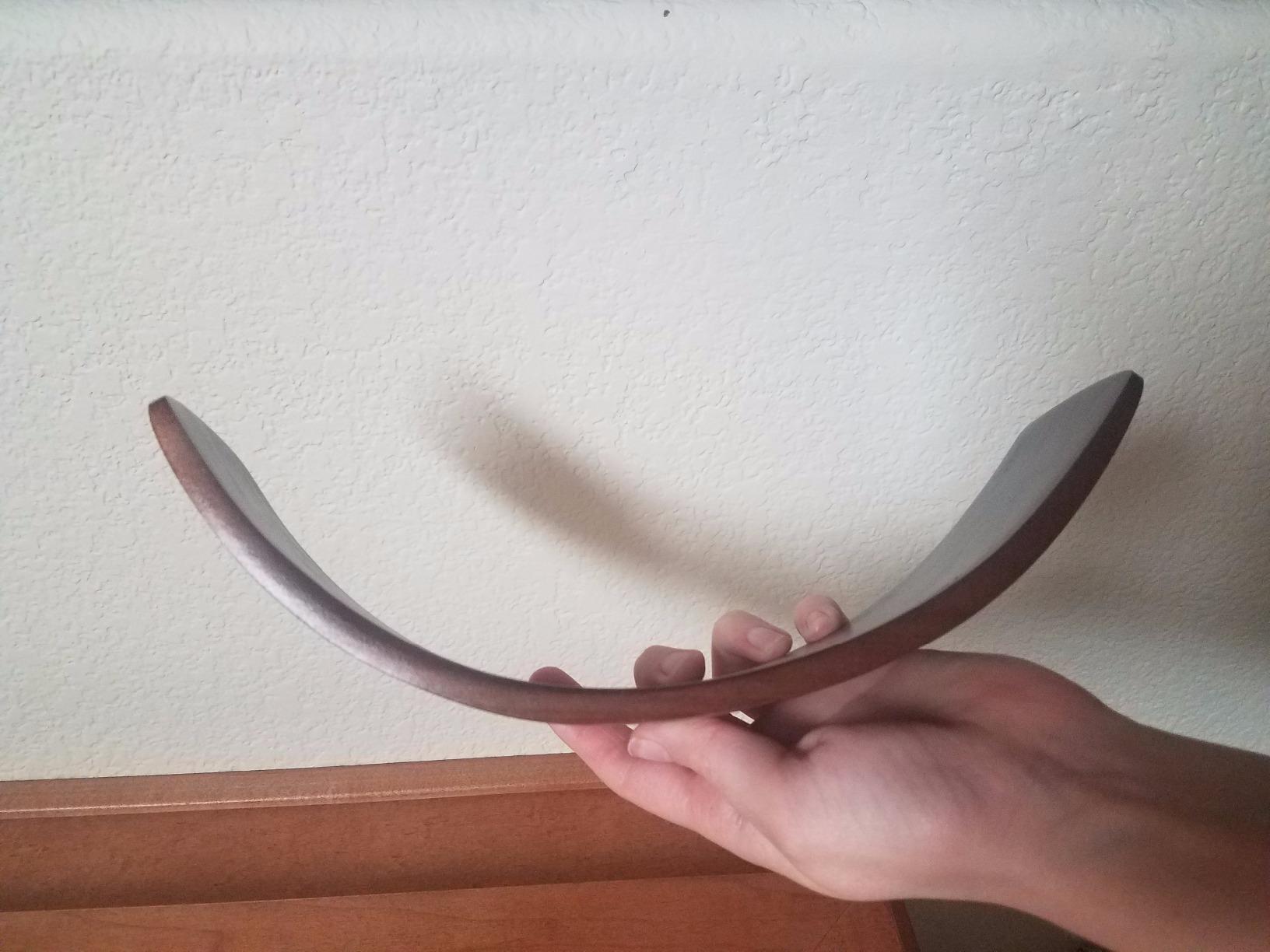 Franmara Wood Curved Wine Bottle Stand 9258 customer photo 1