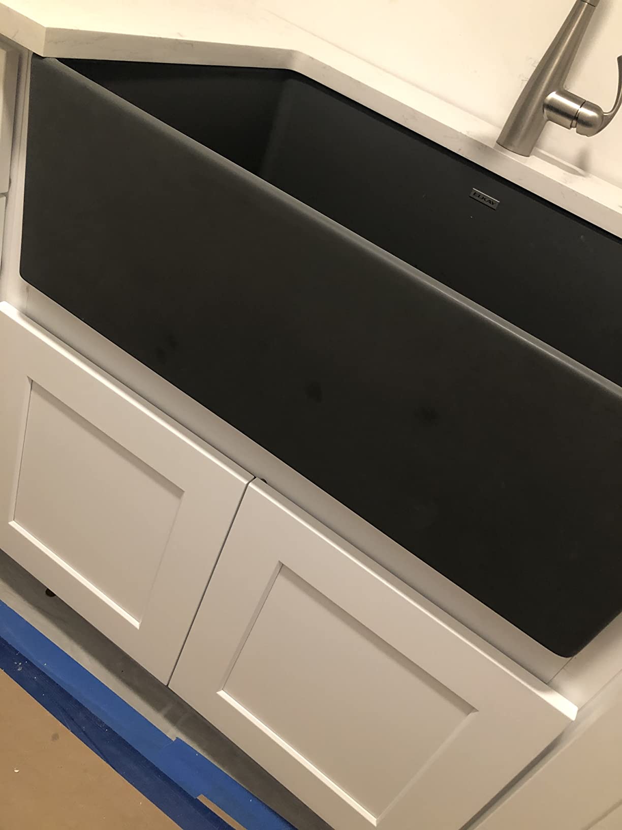 Elkay Fireclay SWUF28179WH Single Bowl Farmhouse Sink, White, 30 Inch customer photo 2