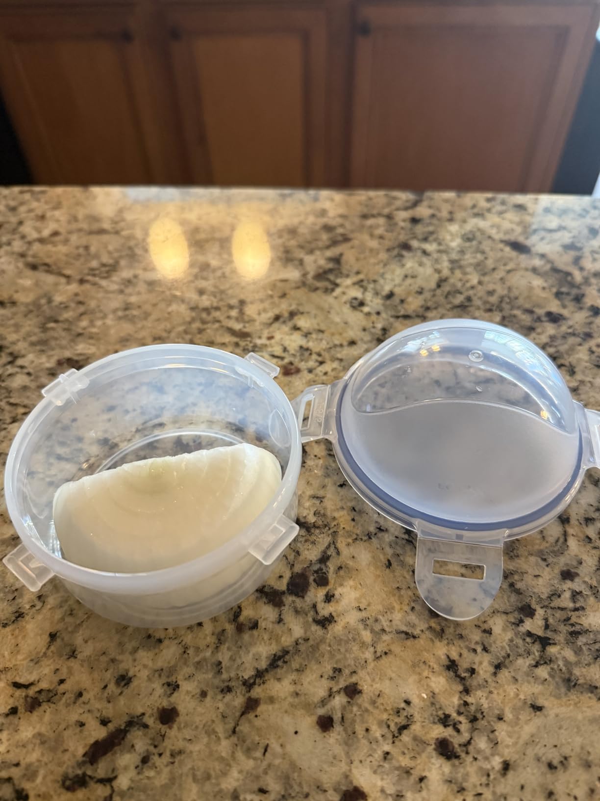 LocknLock Easy Essentials Food Storage lids/Airtight containers, BPA Free, Onion-10 oz, Clear customer photo 1
