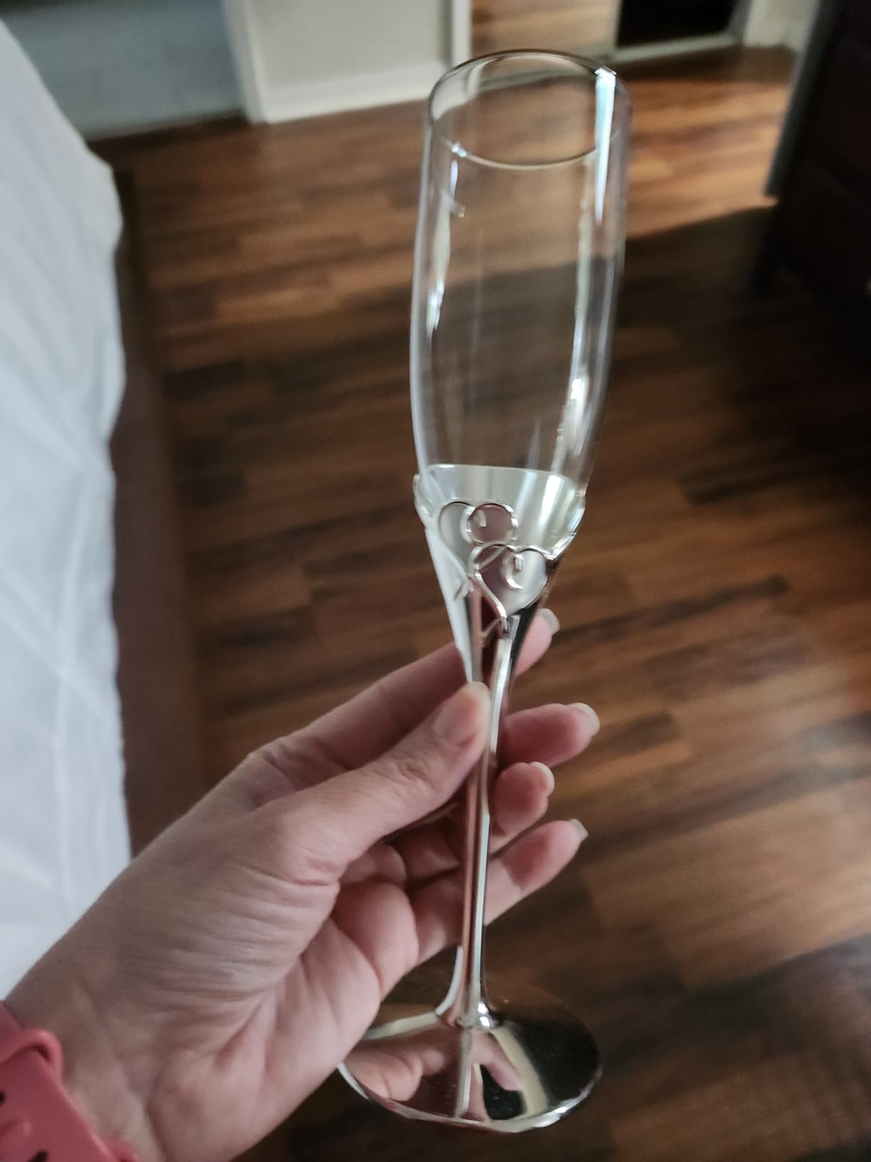 Lenox True Love Glass Flute Pair Clear customer photo 1