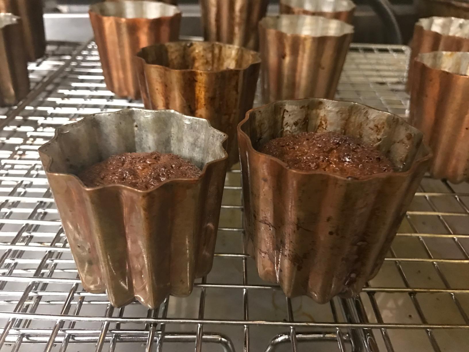 Matfer Bourgeat Cannelé Copper Tin-lined Mold, 1 3/4