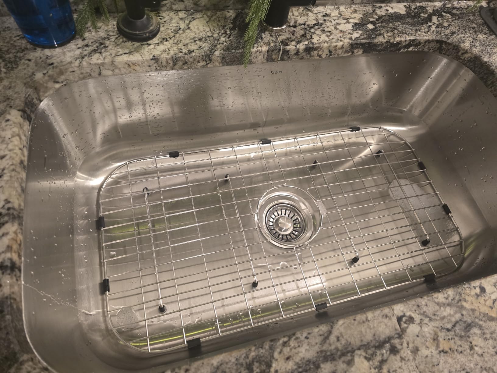 Kraus 31 1/2 Inch Stainless Steel Kitchen Sink, Durable 18 Gauge Single Bowl Kitchen Sinks Undermount, KBU14 customer photo 1