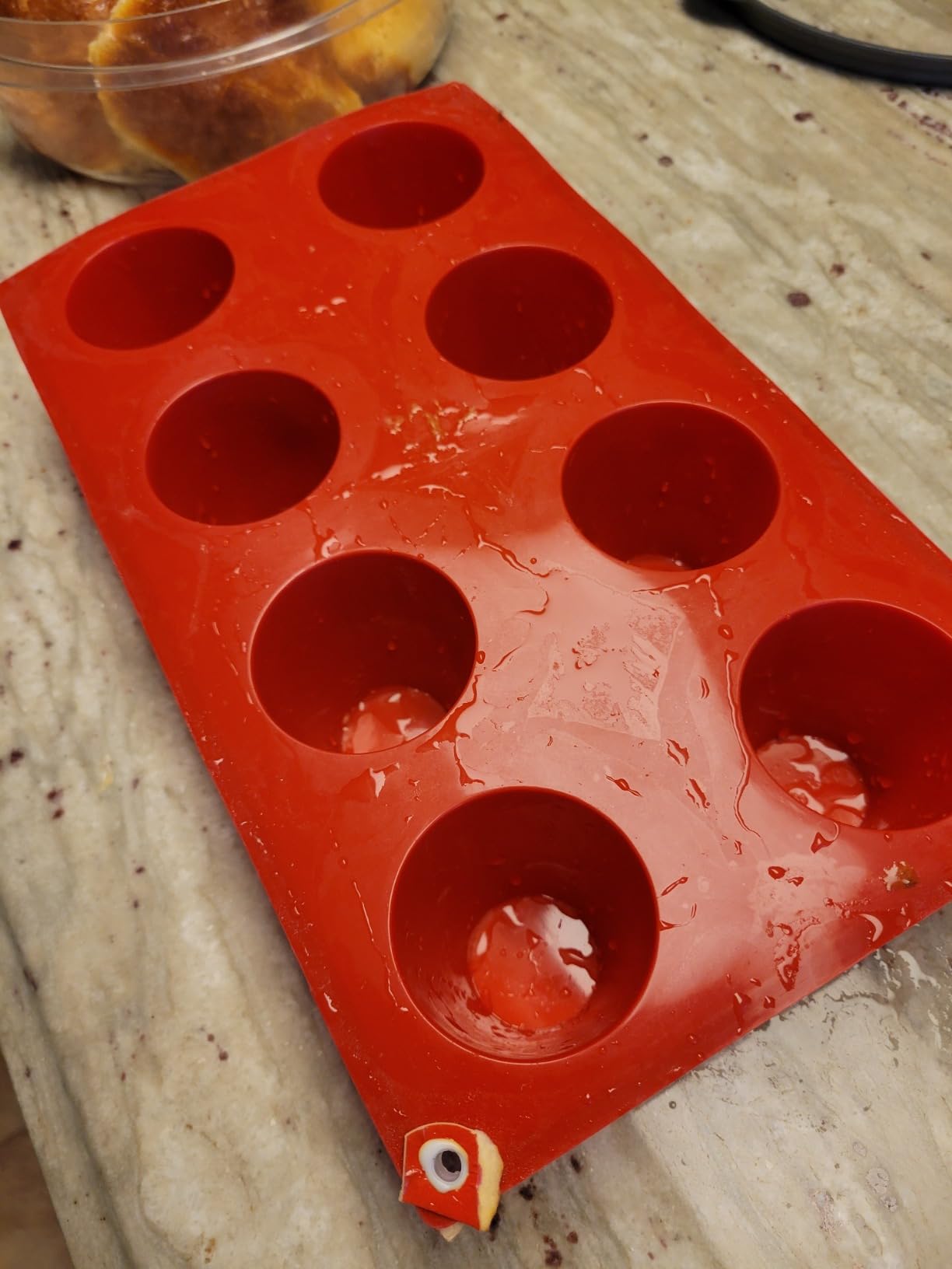 Fat Daddio's SMF-021 Silicone Bakeware 8-Cavity Baba (3.1 oz) customer photo 1