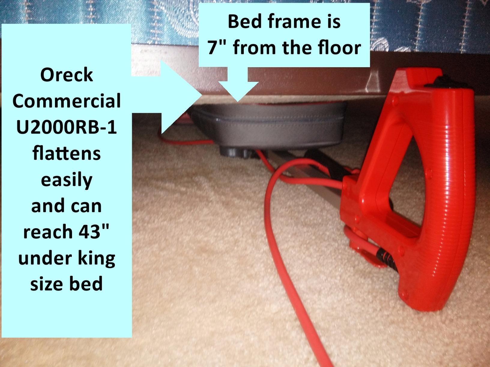 Oreck Commercial Professional Vacuum Cleaner, Bagged Upright Vac for Carpets and Hard Floor, Lightweight, High-Speed Double Helix Brush Roll customer photo 1