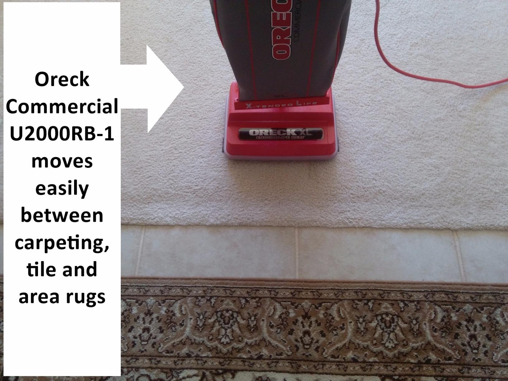 Oreck Commercial Professional Vacuum Cleaner, Bagged Upright Vac for Carpets and Hard Floor, Lightweight, High-Speed Double Helix Brush Roll customer photo 2