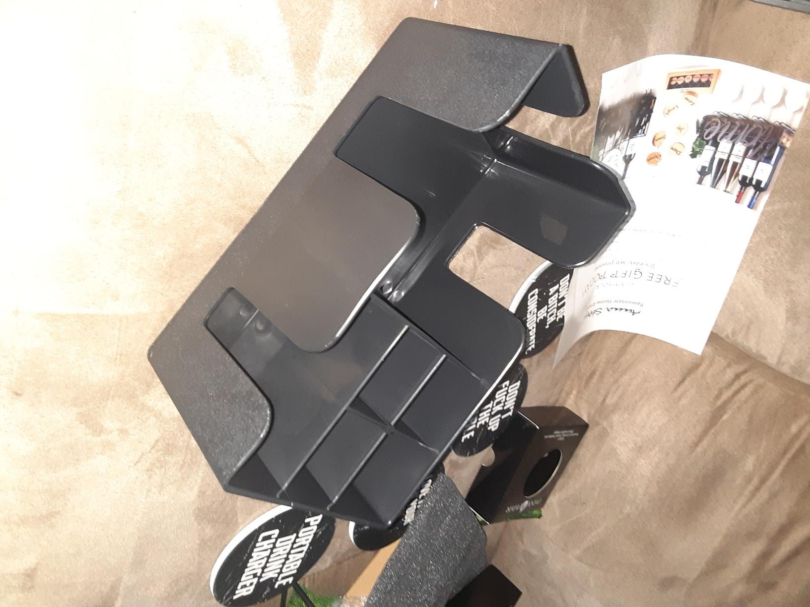 New Star Foodservice Plastic Bar Caddy Organizer with 6 Compartments, Black customer photo 2