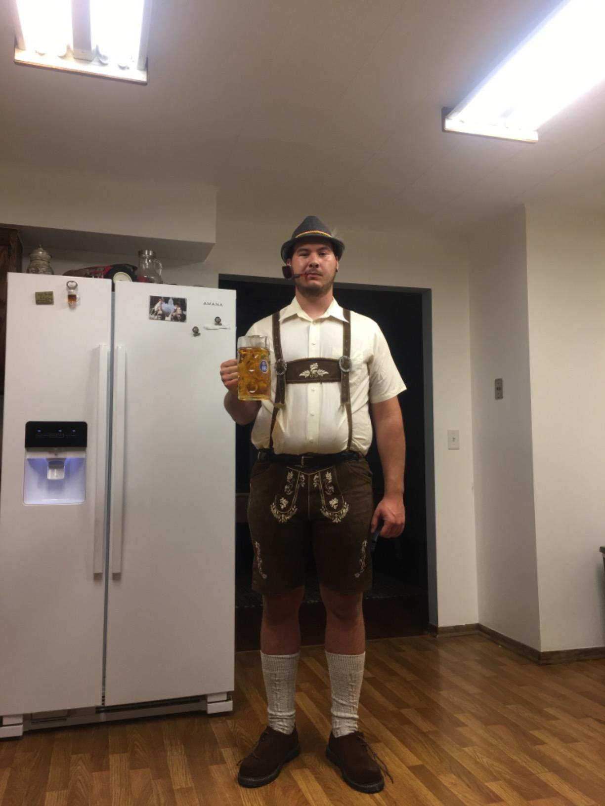Hofbrauhaus 1 Liter HB Oktoberfest Edition Dimpled Glass Beer Stein customer photo 1