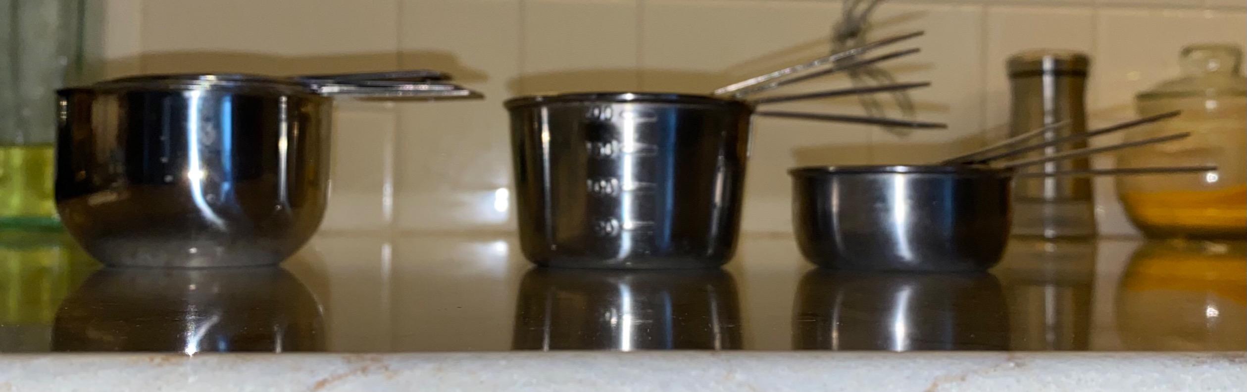 Bellemain One-Piece Stainless Steel Measuring Cups Set of 6 - Nesting Metal Measuring Cups for Kitchen - Dry & Liquid Measurements (ML & OZ), Rust-Resistant, Dishwasher Safe, Ergonomic Design customer photo 1