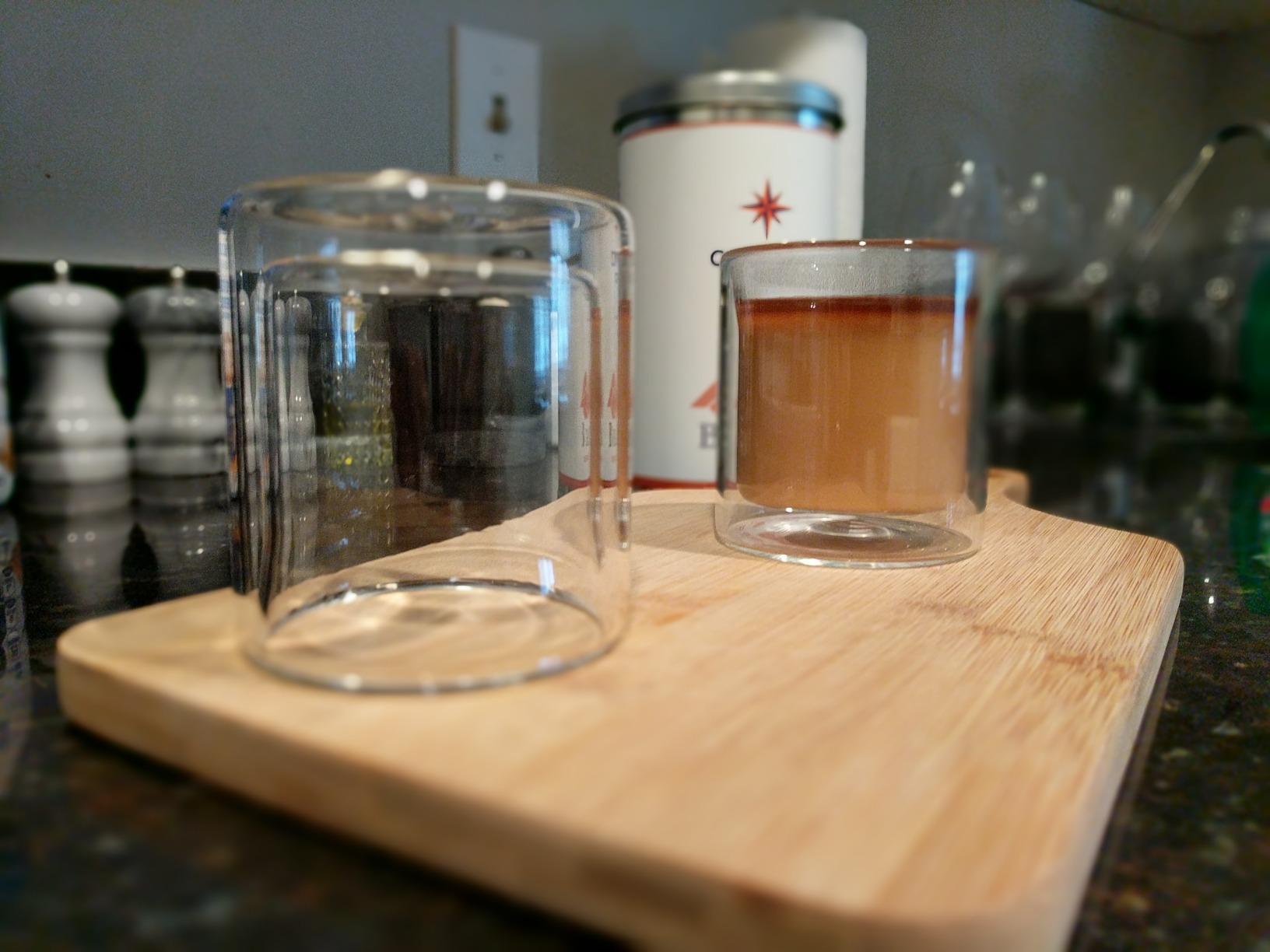 Sun's Tea Double Wall Whiskey/Scotch Rocks Glass Set 5.5oz | Old Fashioned Drinking & Cocktail Glasses | Clear Insulated Tumbler - Set of 2 customer photo 1