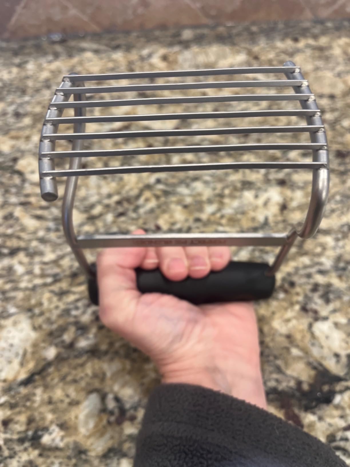 Perfect Pie Dough Blender & Pastry Cutter Tool - Heavy Duty Stainless Steel Blades for Easy Mixing - Ergonomic Soft Grip Handle - Ideal for Baking Pizza, Pie, Cookies - Red customer photo 1