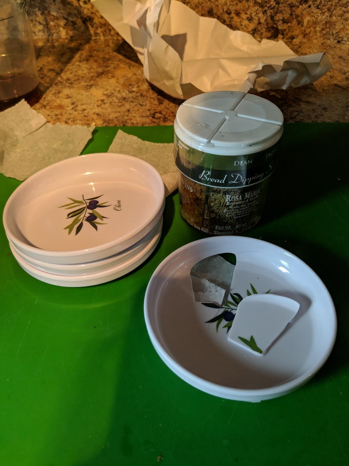 Dean Jacob's 5 Piece Melamine Bread Dipping Set customer photo 2