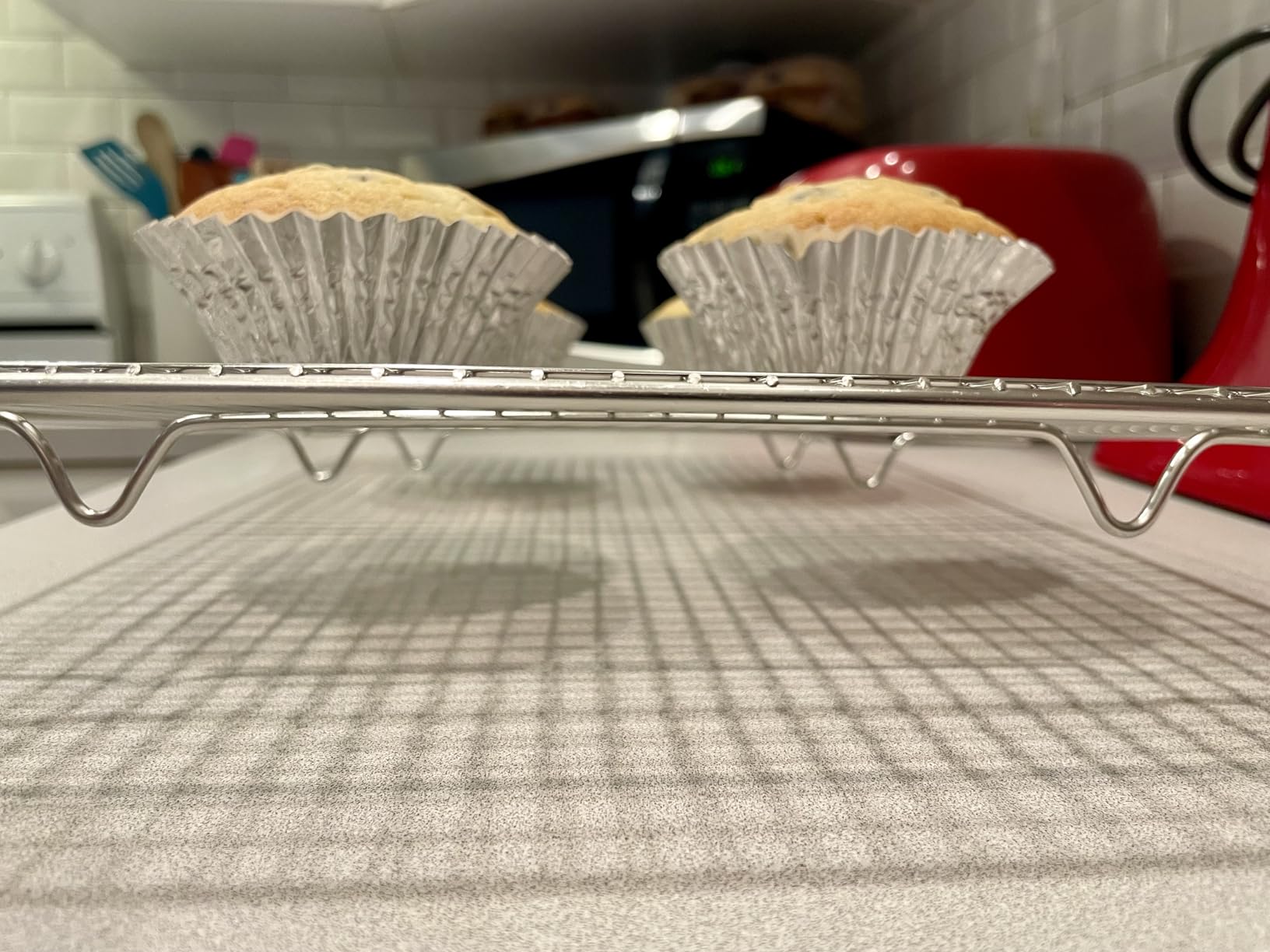 Ultra Cuisine Heavy Duty Cooling Rack for Cooking and Baking - Professional Grade Premium 100% Stainless Steel Baking Rack & Wire Cooling Mesh for Roasting & Grilling - Dishwasher Safe - 11.5
