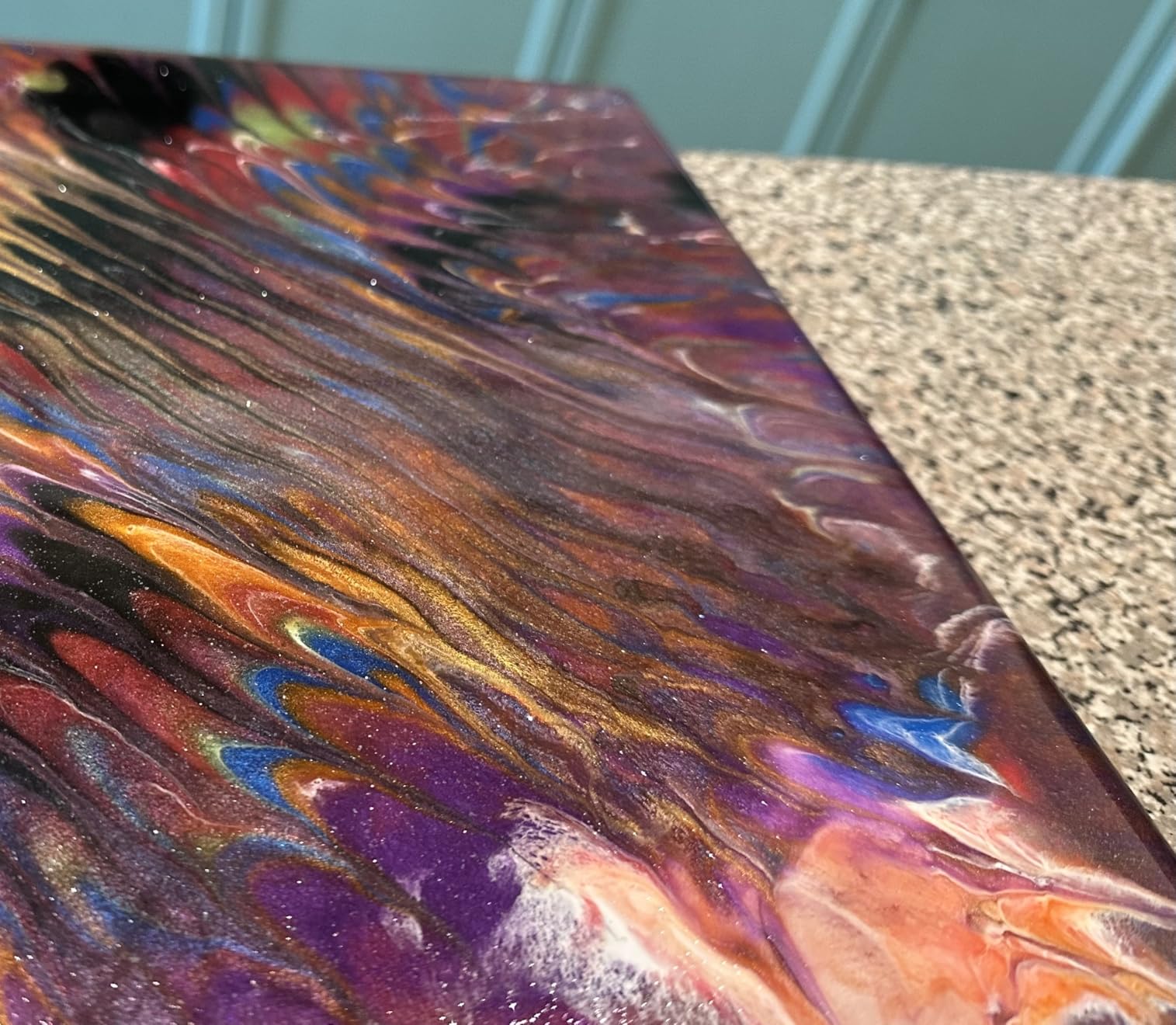 TotalBoat Table Top Epoxy Resin Kit - 1 Gallon Crystal Clear Epoxy with High Gloss & UV-Resistance - Easy 1:1 Ratio for Bar and Table Coating, Woodworking, and Resin Art Casting customer photo 2