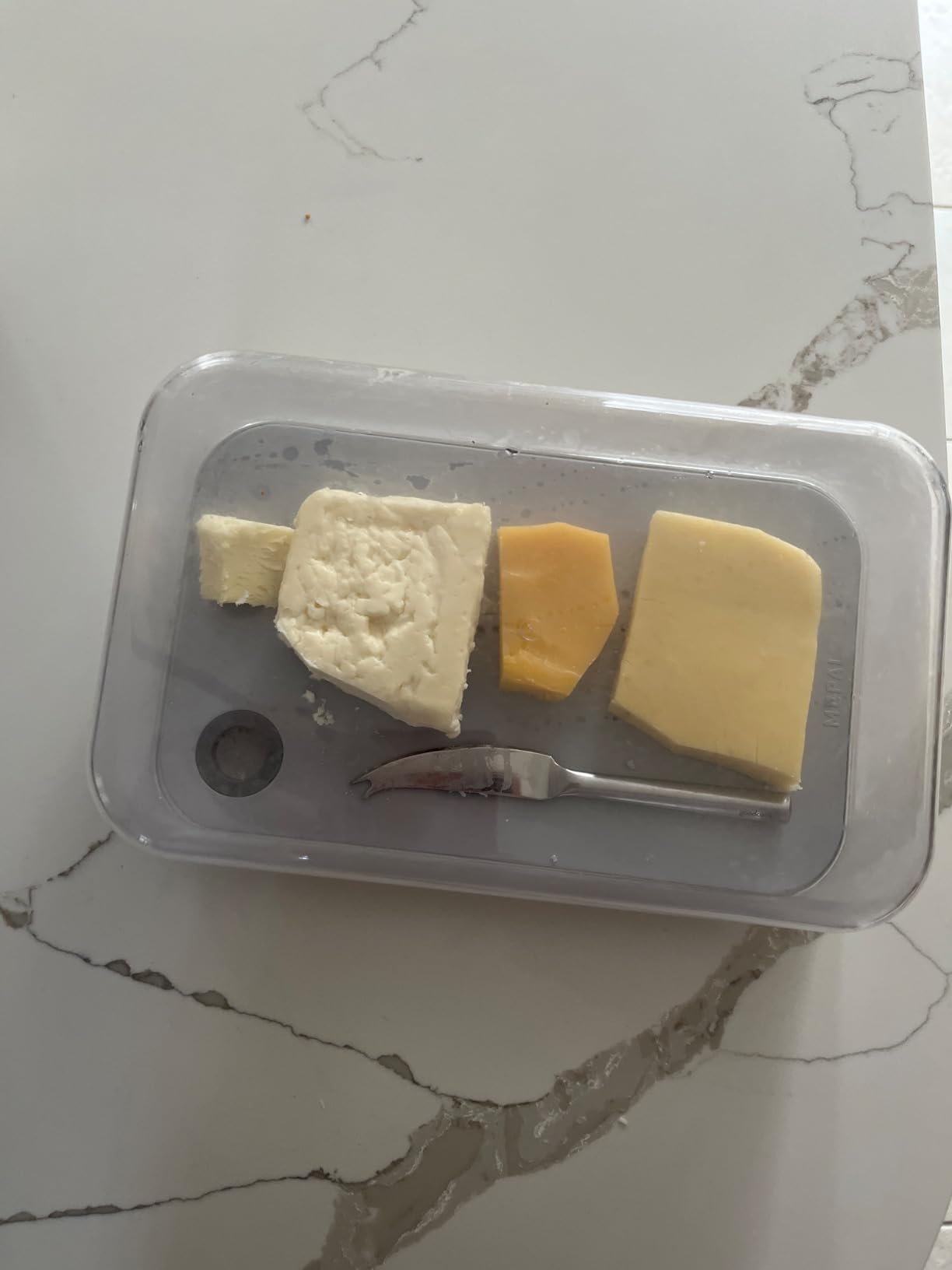 Mepal Modula Transparent Cheese Dome with Built-in Grey Cutting Board customer photo 1