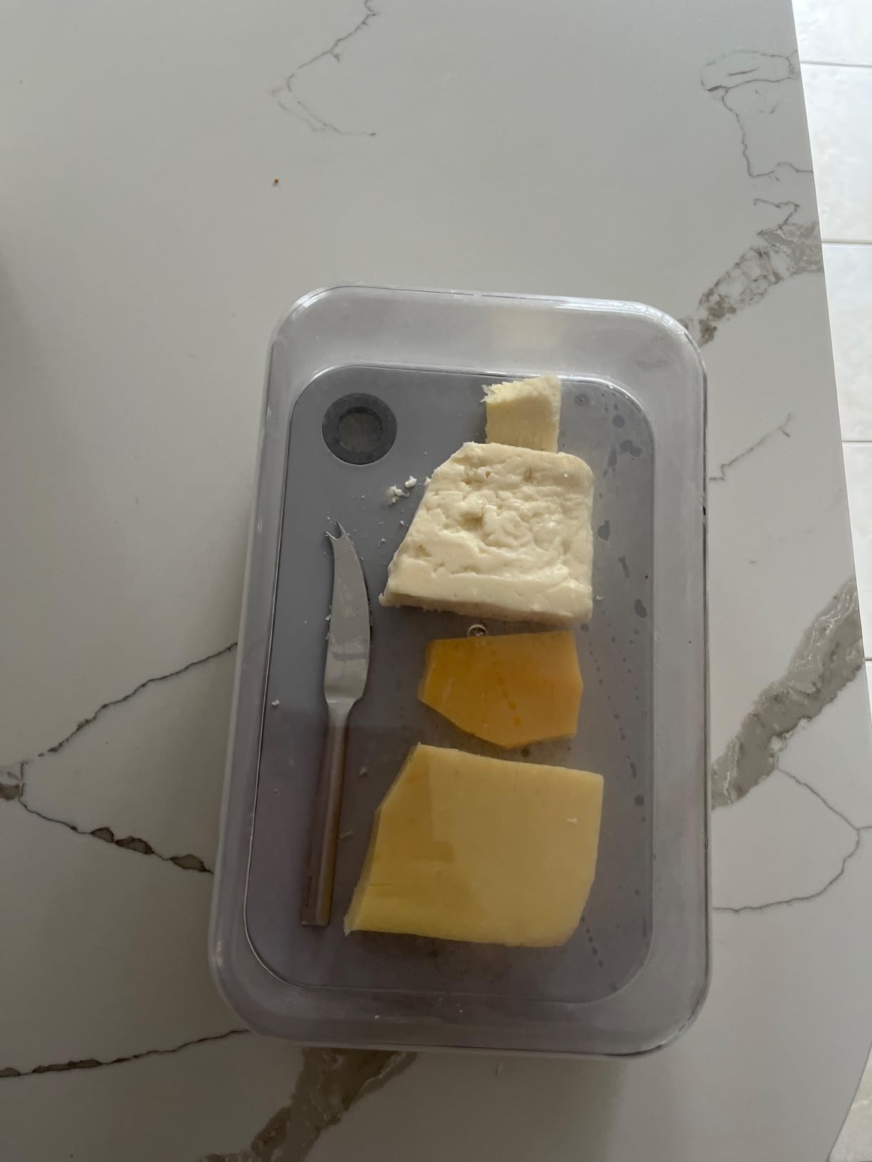Mepal Modula Transparent Cheese Dome with Built-in Grey Cutting Board customer photo 2