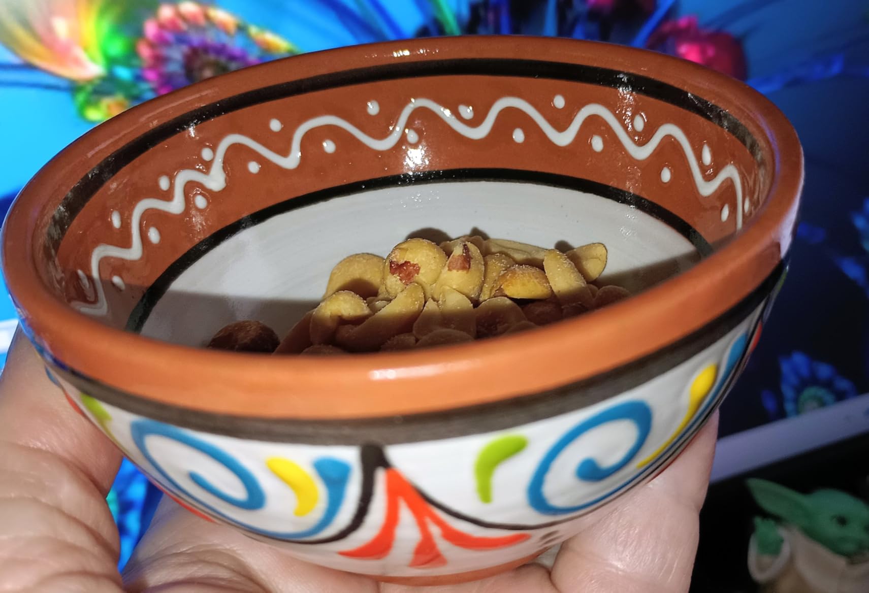 Cactus Canyon Ceramics Salsa Bowls - Spanish Terracotta Multicolor Decor - Small Serving Bowl (European Size), Festive Dinnerware 5 Piece Set - Dishwasher & Microwave Safe customer photo 1