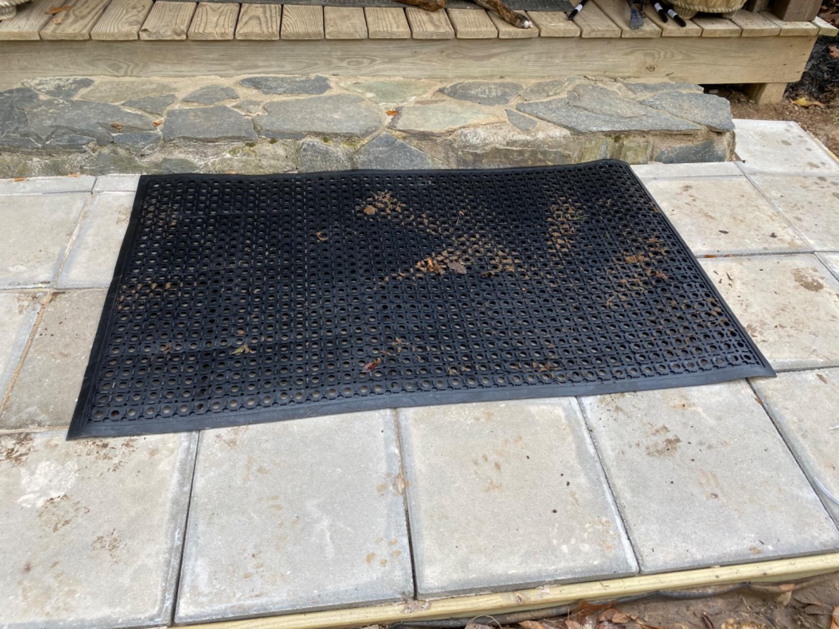 Envelor Anti Fatigue Mat Rubber Floor Mats Door Mat Non Slip Drainage Mat for Entryway, Kitchen, Restaurant, Garage, Heavy Duty Use Doormat, Commercial Floor Mat Industrial 36 x 60 Inches customer photo 1