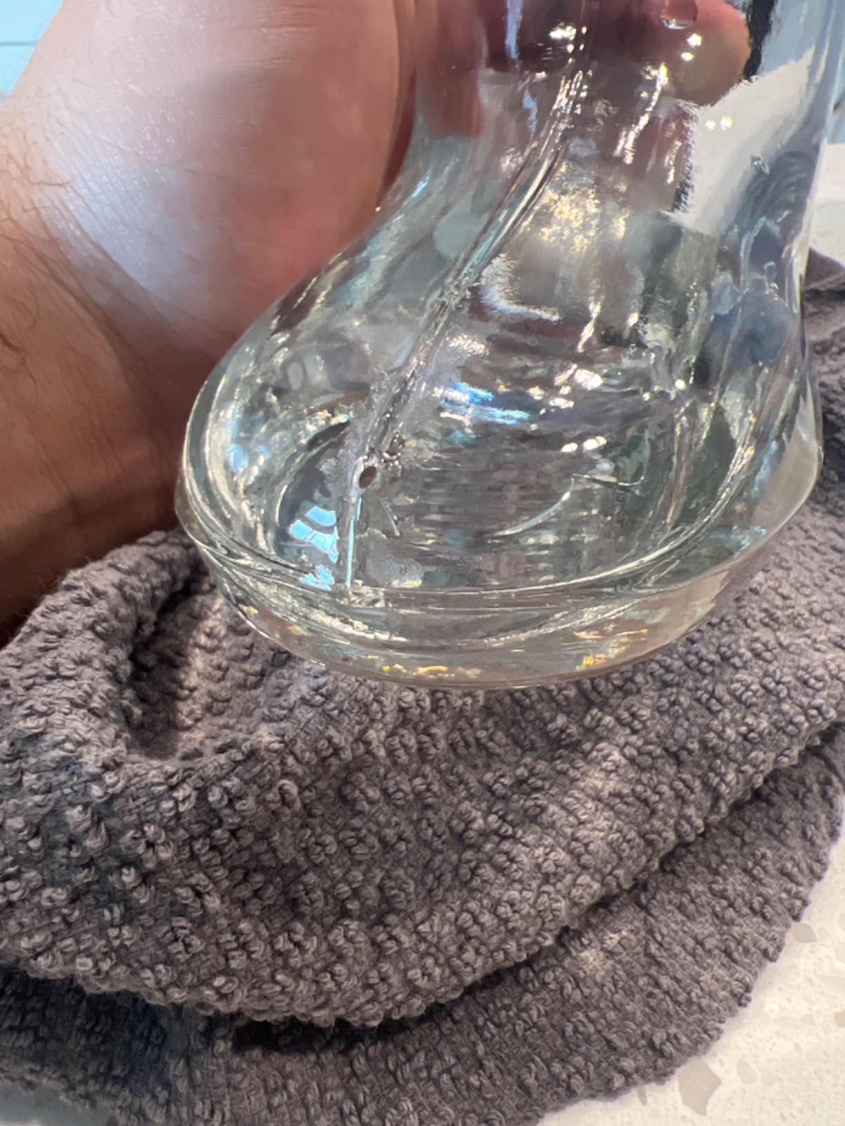 Das Boot - Quality Glass Beer Boot Mug for Oktoberfest Celebrations, St. Patrick's Day, Bachelor or Bachelorette Festivities, Holds Over 2 Beers (2 Liter) customer photo 1