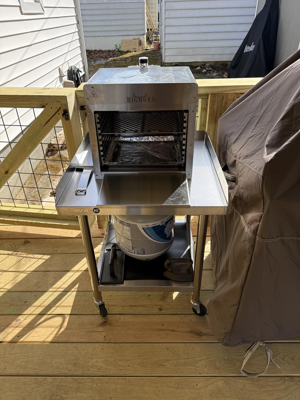 BIG HORN 2 Burner Infrared Gas Grill - 1500℉ Steak Cooker & Salamander Broiler, Tabletop Propane Grill with Pizza Stone for Outdoor Cooking customer photo 2
