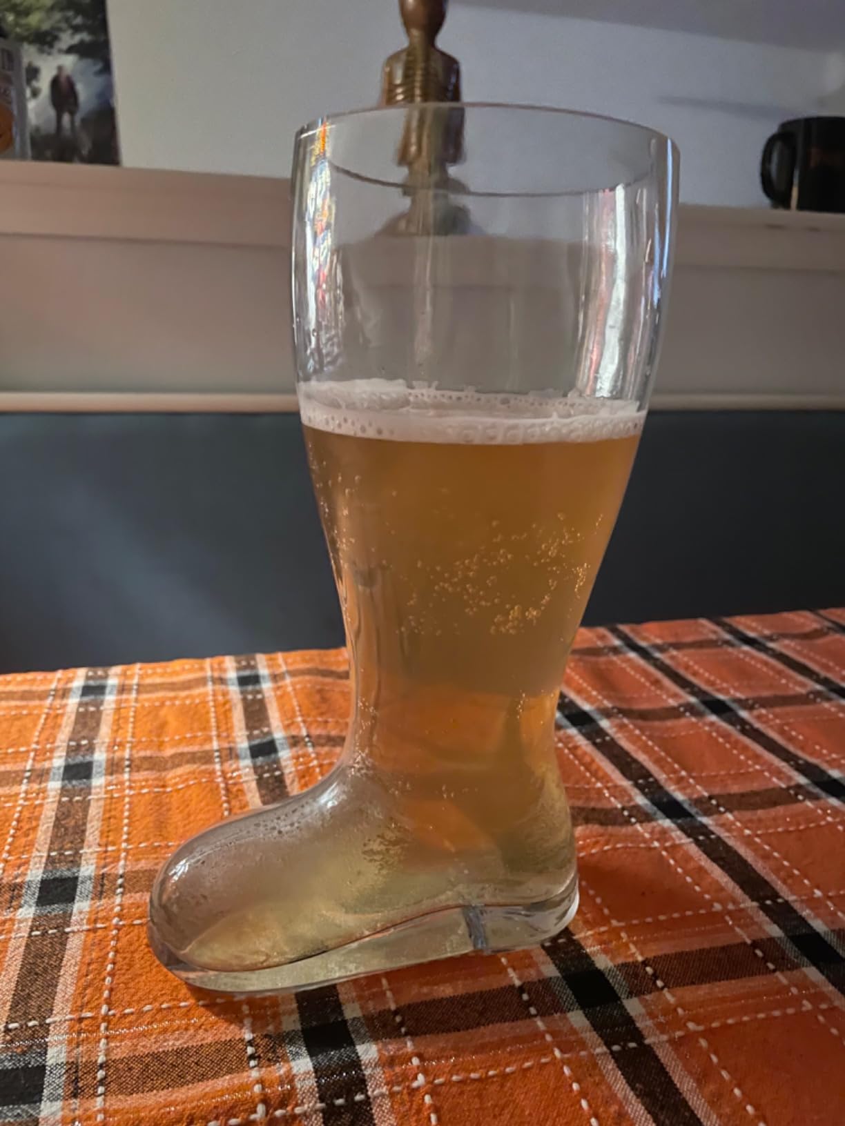 Das Boot - Quality Glass Beer Boot Mug for Oktoberfest Celebrations, St. Patrick's Day, Bachelor or Bachelorette Festivities, Holds Over 2 Beers customer photo 1