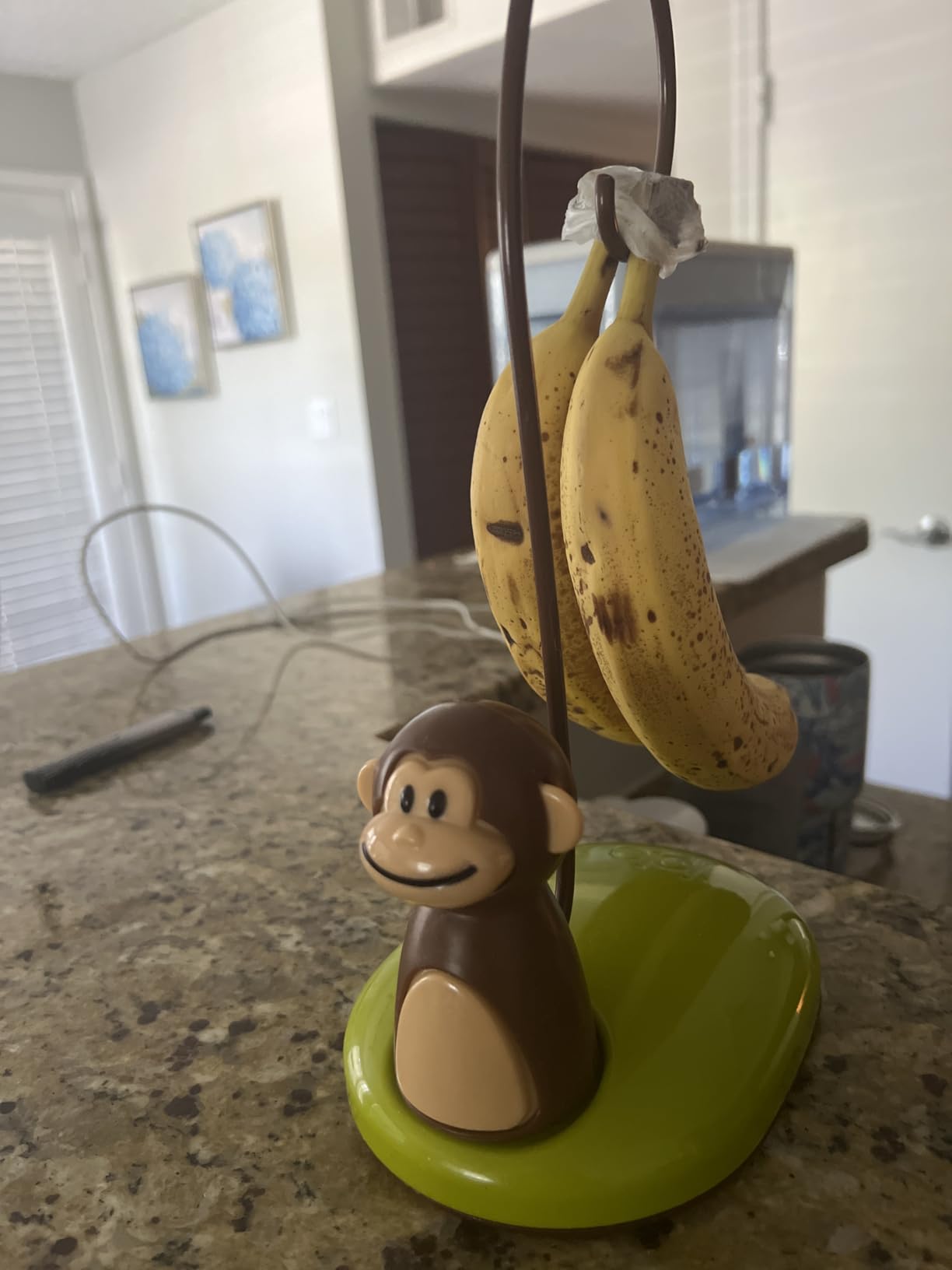 Joie Monkey Banana Tree Holder, Countertop Fruit Hanger with Secure Hook, Bananas Ripen Evenly and Last Longer, Cute Kitchen Gadget customer photo 2