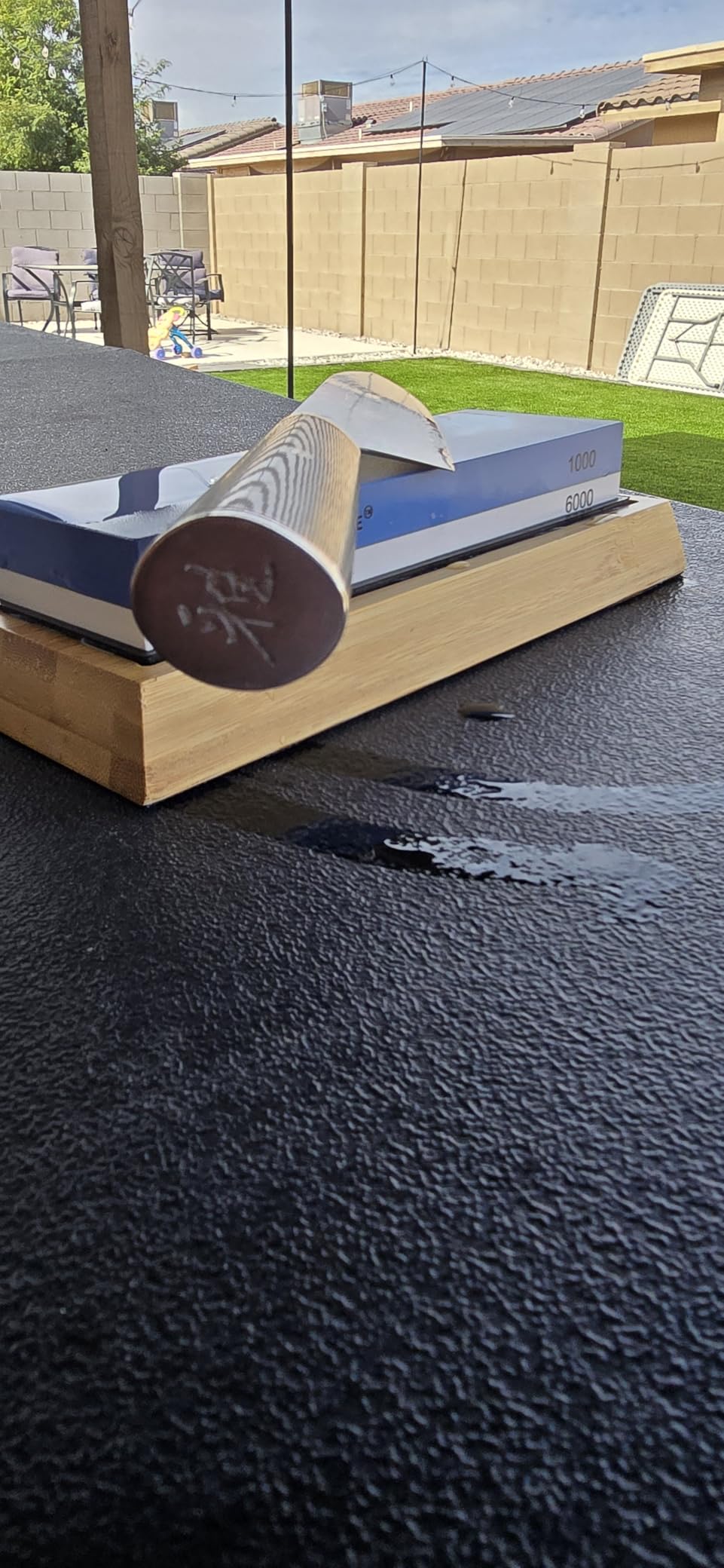 Sharp Pebble Premium Whetstone Knife Sharpening System - 1000/6000 Grit Whetstone Knife Sharpener & Honing Kit with Angle Guide & Non-Slip Bamboo Base customer photo 2