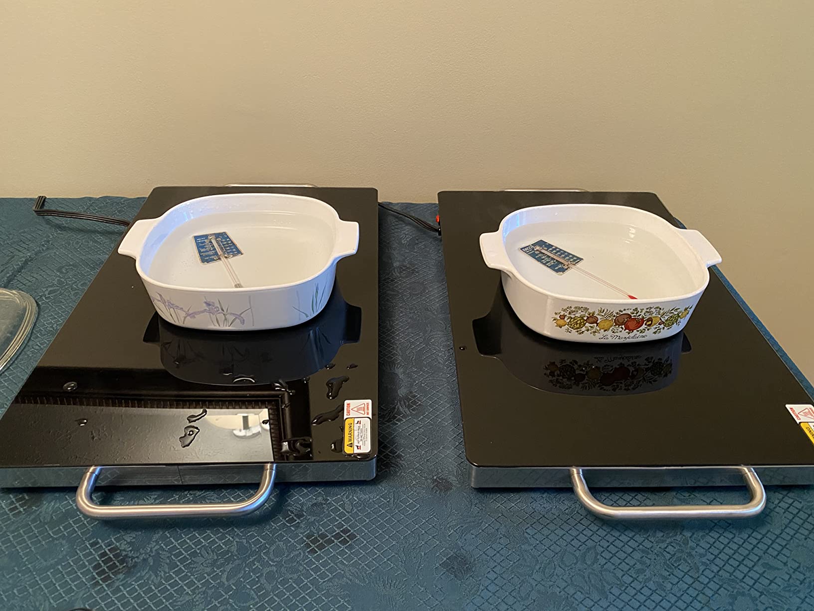 Nutrichef Electric Hot Plate Tray Dish Warmer with Black Glass Top - Ideal for Home, Buffets, Parties, Kitchens & Restaurants - Warming Tray for Food - Tortilla Warmer - Dimensions: 16.5 x 11 customer photo 1