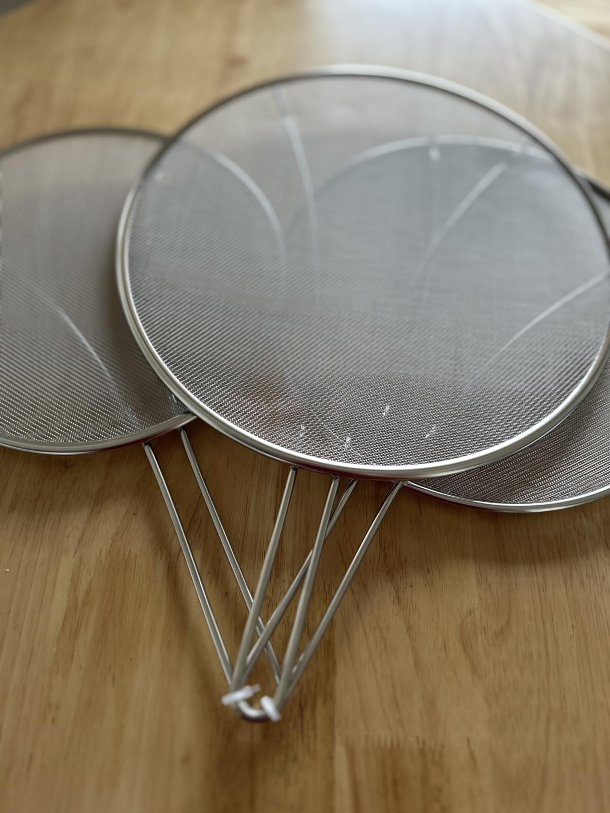 U.S. Kitchen Supply Set of 3 Stainless Steel Splatter Screen - 13