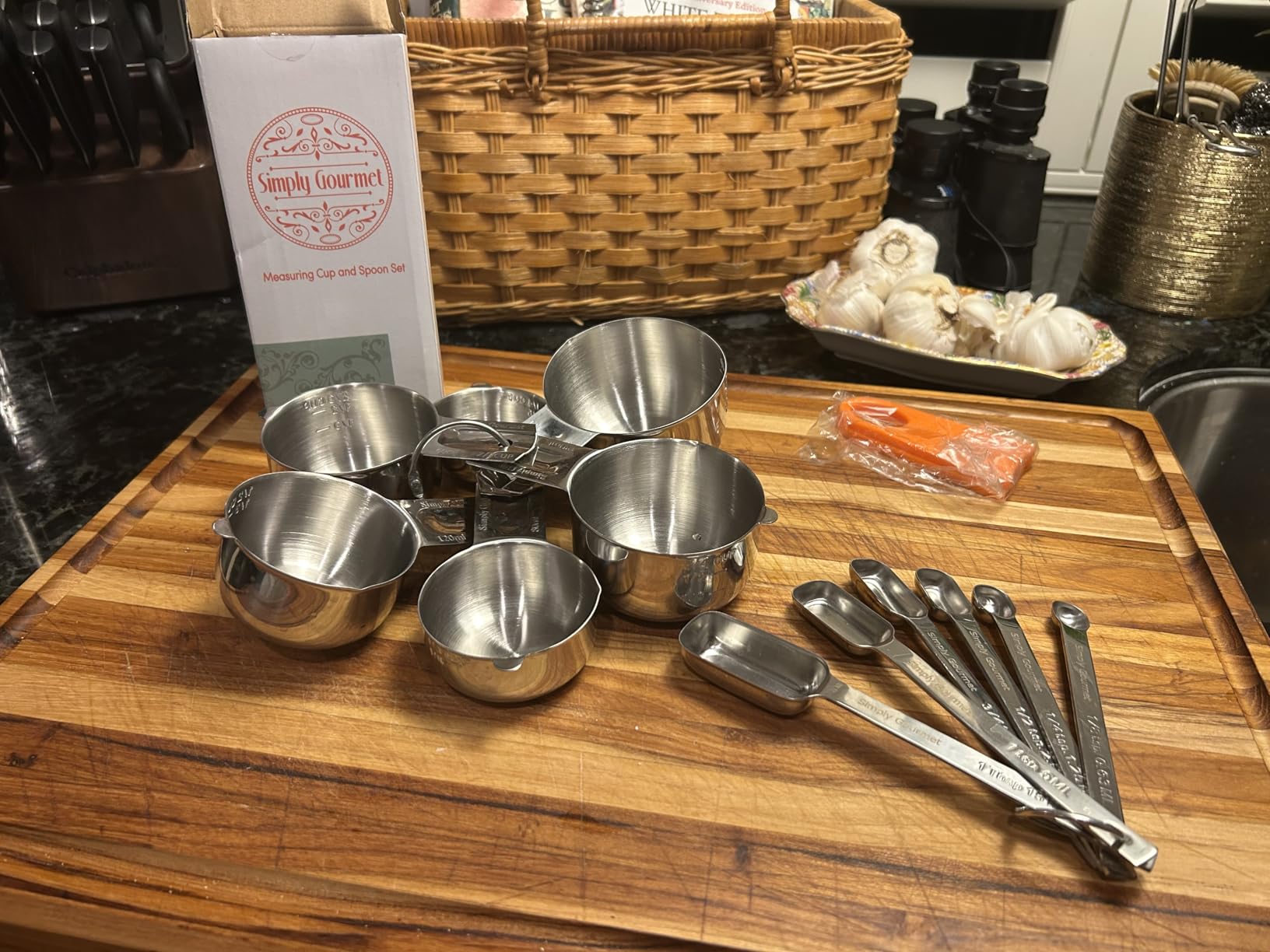 Simply Gourmet Measuring Cups Set of 7, Stackable, 304 Premium Stainless Steel, Kitchen Gadgets for Measure Liquid and Dry Ingredients, Cooking & Baking customer photo 2