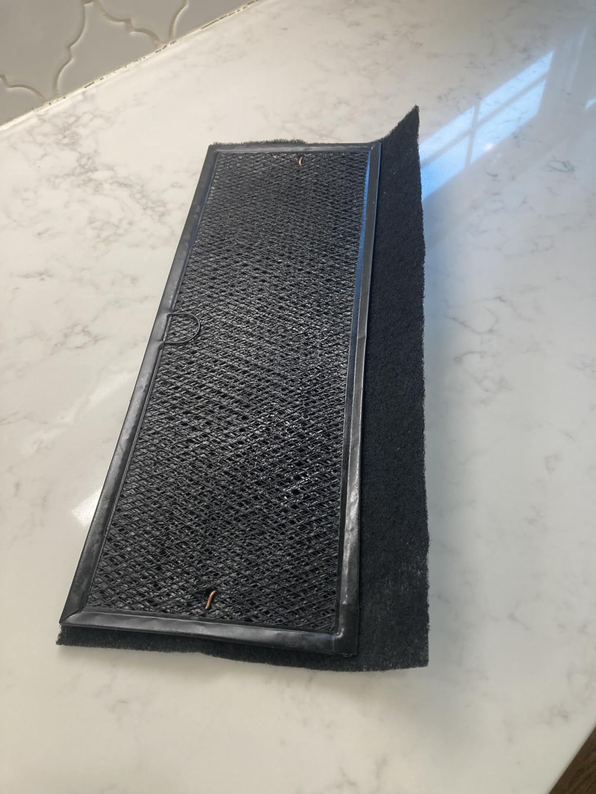 Activated Carbon Filter Pad - Cut to Fit Air Vent Filters for Home, AC, Furnace, Range Hood & Vent - Charcoal Filter Sheets Material for Dust, Odor, Smoke & Allergen Removal - 1 Pack customer photo 1