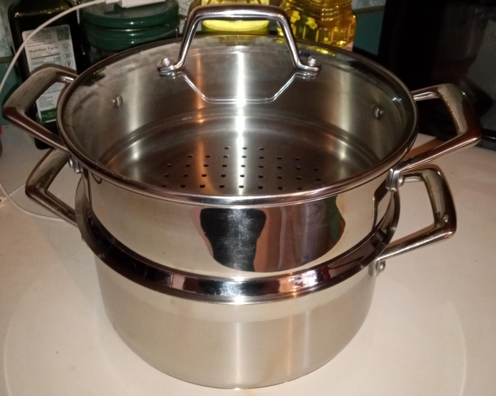 Tramontina Gourmet 5-Quart Steamer Set, Tri-Ply Base Stainless Steel Dutch Oven with Steamer Insert customer photo 2