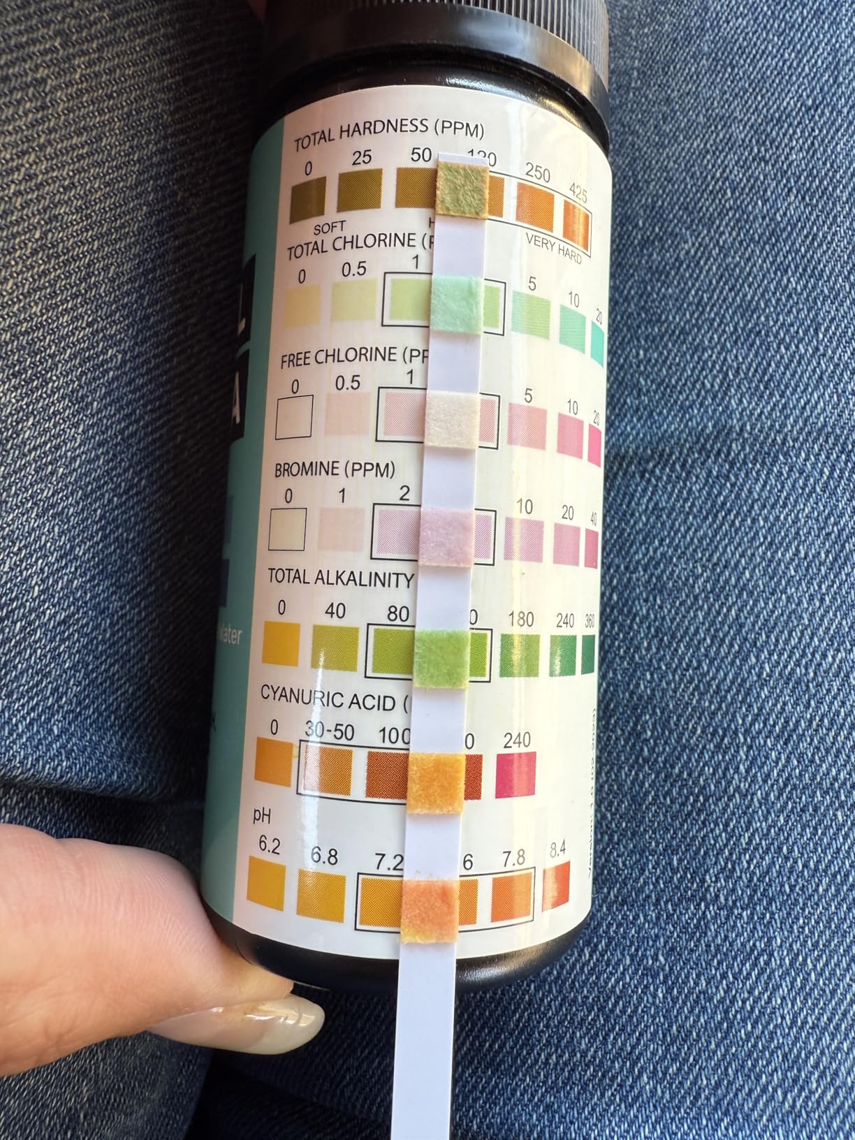 Water Hardness Test Kit - Quick and Accurate Water Hardness Test Strips - Hard Water Test Kit with eBook - Ultimate Test Kit for Water Hardness - 150 Water Softener Test Strips by JNW Direct customer photo 1
