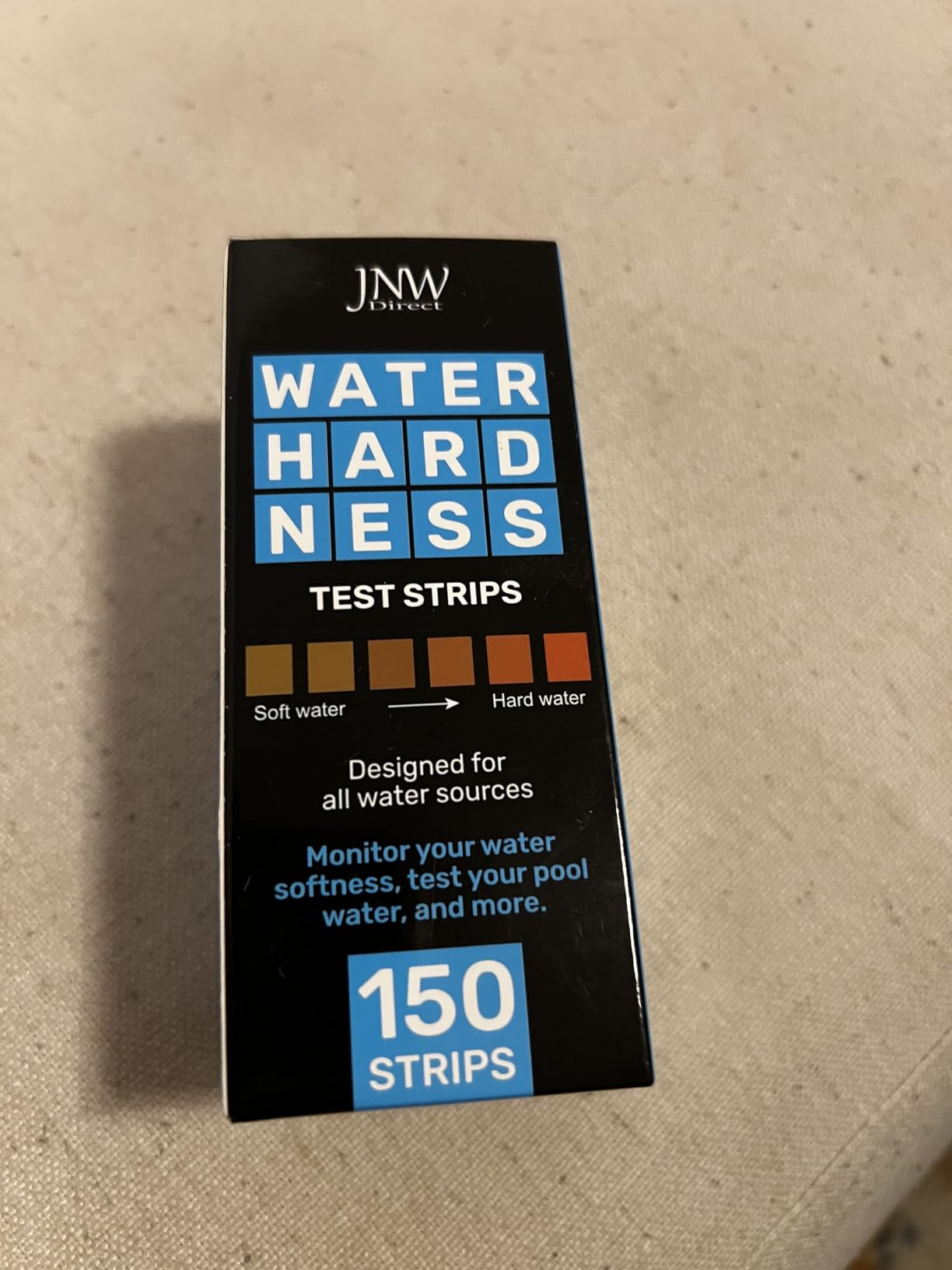 Water Hardness Test Kit - Quick and Accurate Water Hardness Test Strips - Hard Water Test Kit with eBook - Ultimate Test Kit for Water Hardness - 150 Water Softener Test Strips by JNW Direct customer photo 2