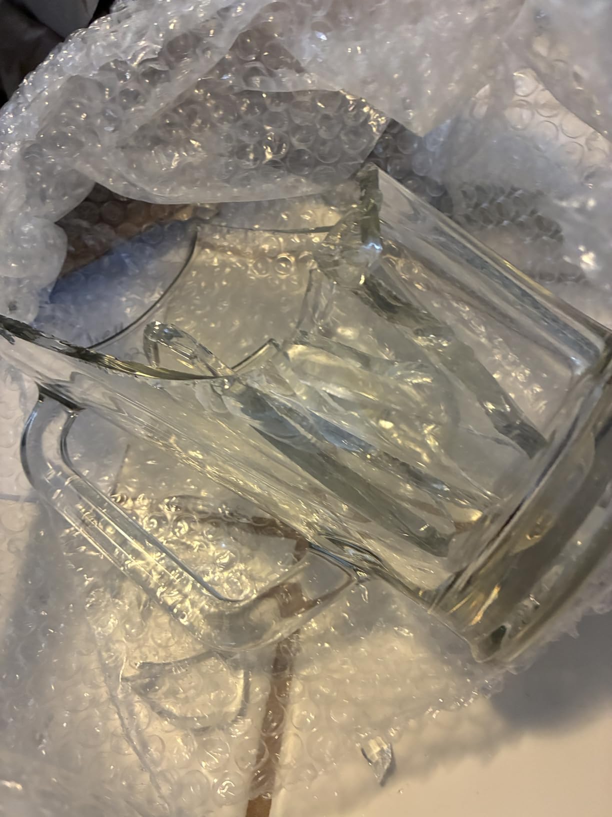 Libbey Acapulco Large Glass Pitcher Set of 2, 89 Oz, Clear, Tall Bubble Glass Pitchers with Handle, Modern Drink Pitchers for Iced Tea, Punch and More customer photo 1