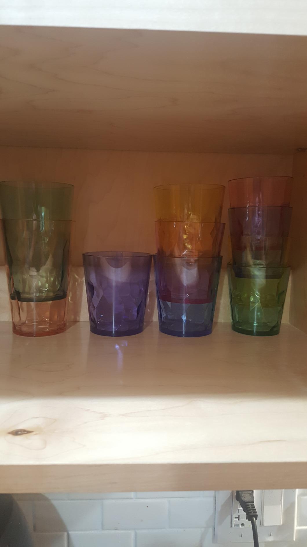 SCANDINOVIA - 19oz Unbreakable Premium Drinking Glasses Set of 6 - Super Grade Acrylic Plastic - Perfect for Gifts - Dishwasher Safe - Stackable - Drinkware Cups Reusable Water Tumbler customer photo 2