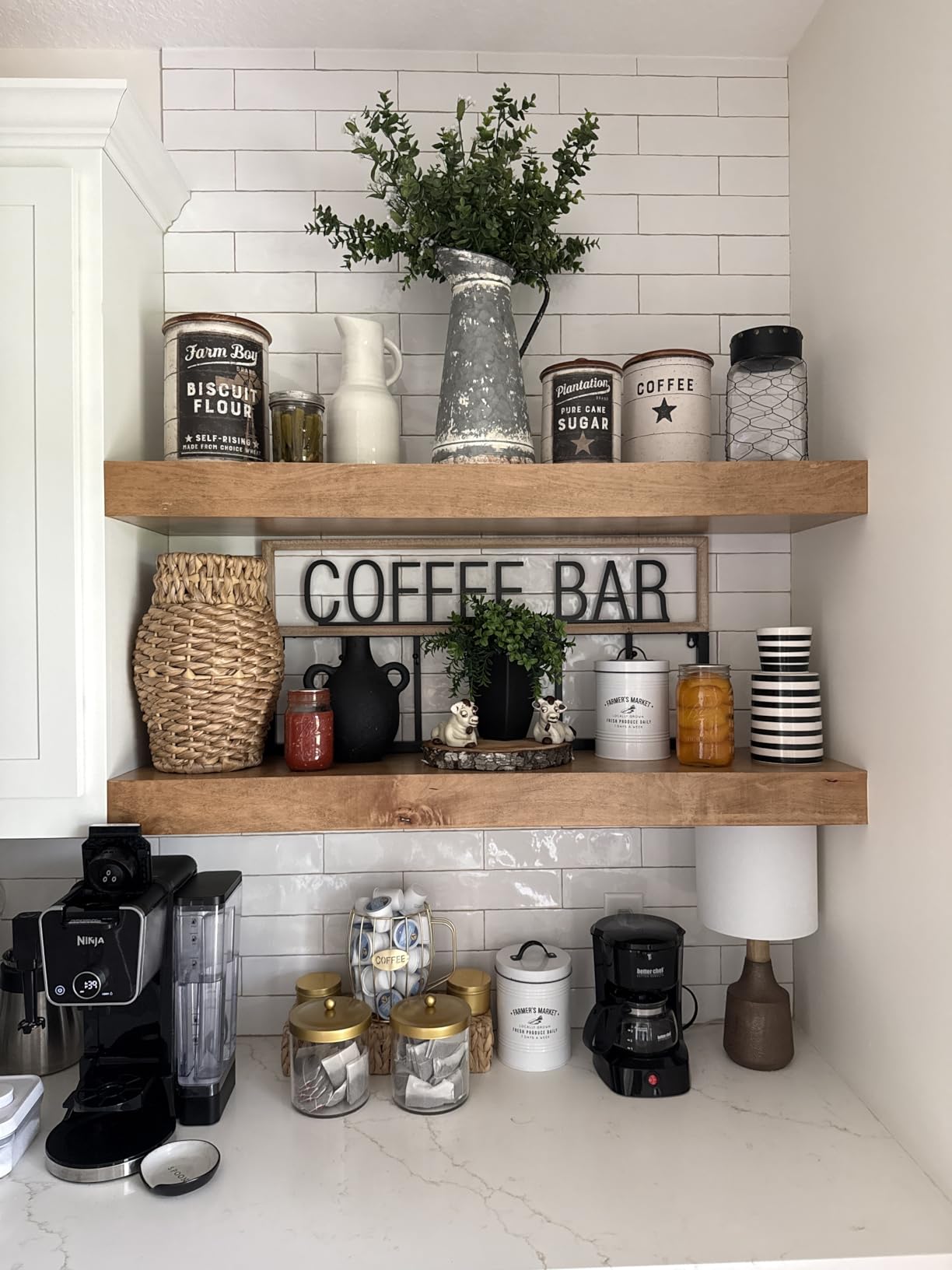 Primitives by Kathy 39060 Farmhouse Tin Canisters, Sugar/Coffee/Flour customer photo 2