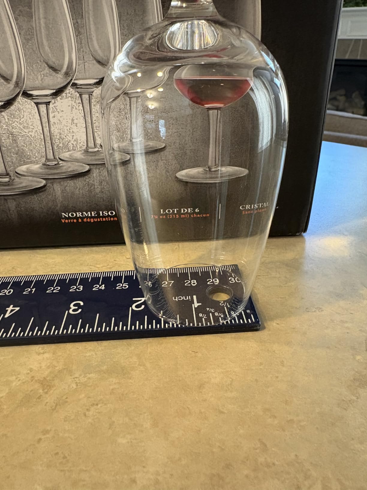 Final Touch ISO INAO Wine Tasting Glasses Set of 6 - Lead-Free Crystal for Red, White, Sparkling, Rosé - 7¼ oz Capacity customer photo 1