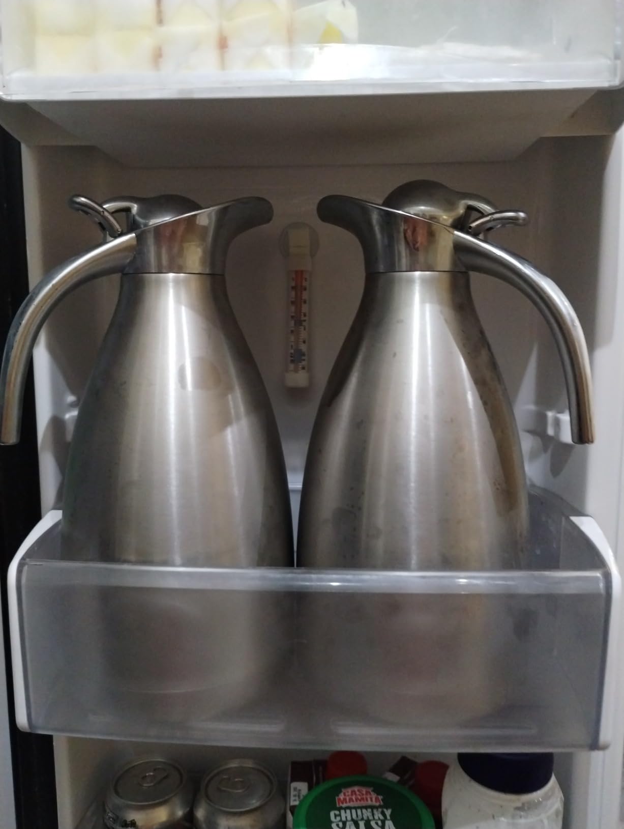 Sumerflos 68 Oz Stainless Steel Coffee Thermal Carafe/Double Walled Vacuum Thermos Insulated / 12 Hour Heat Retention / 2 Liters (Silver) customer photo 1