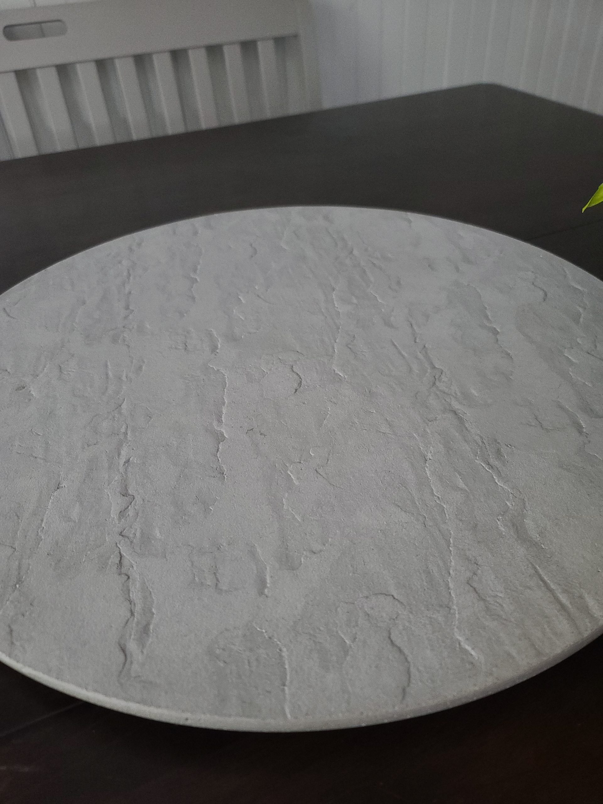 Concrete Cement Lazy Susan Unique, Hand Crafted, Gray, Turntable, 360 Degree Swivel, Made in The USA, Home Decor by Concrete Resurrection 15