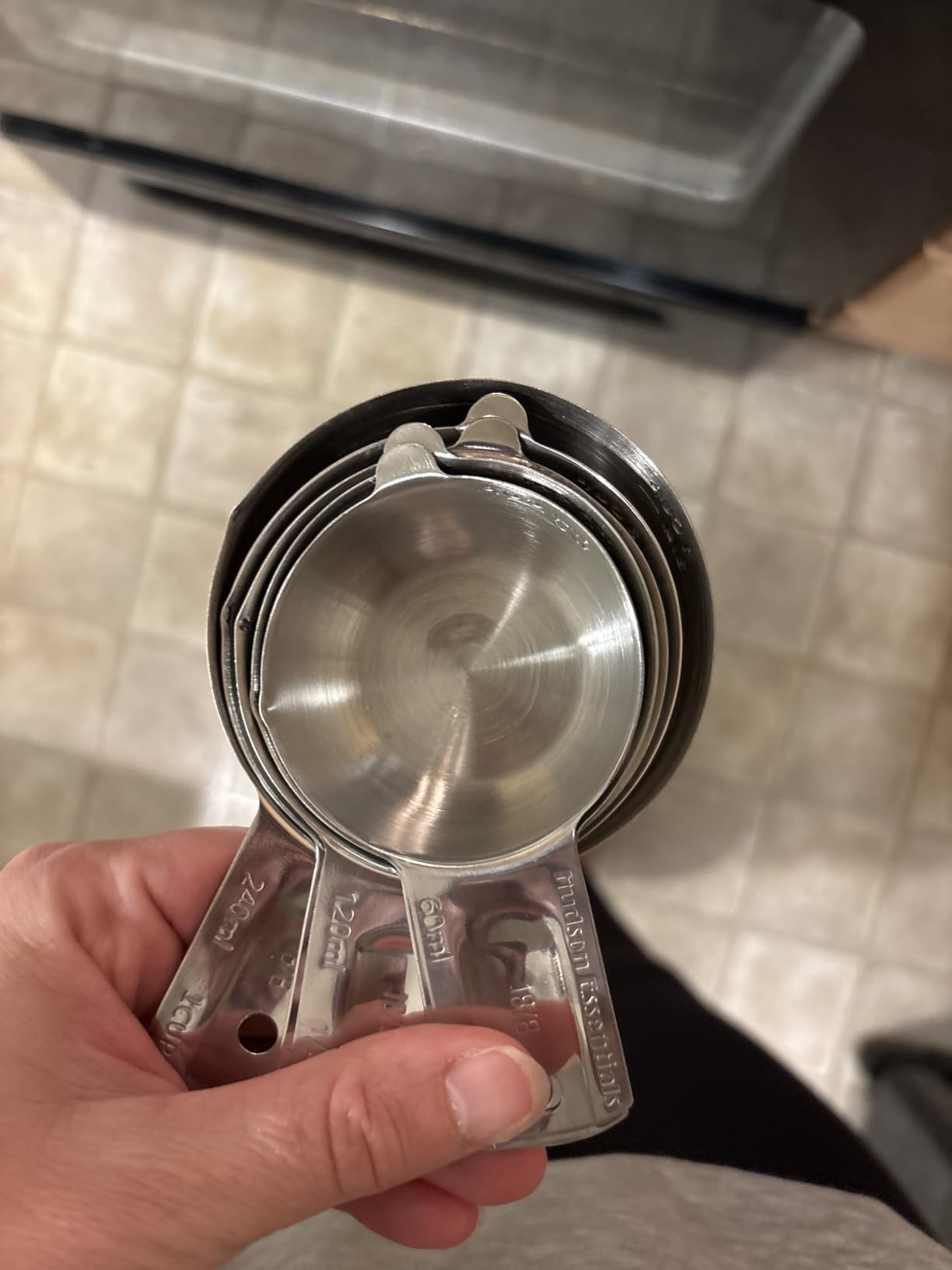 Hudson Essentials Stainless Steel Measuring Cups and Spoons Set (15 Piece Set) customer photo 1