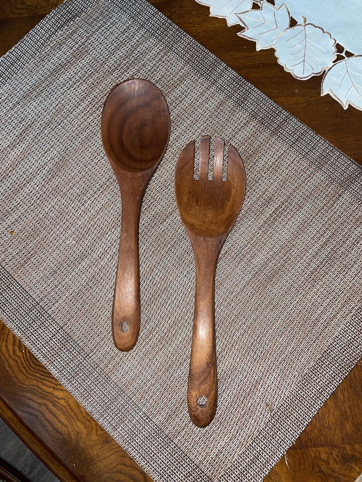 Muso Wood Acacia Salad Servers, 10-inch, set of 2 customer photo 2