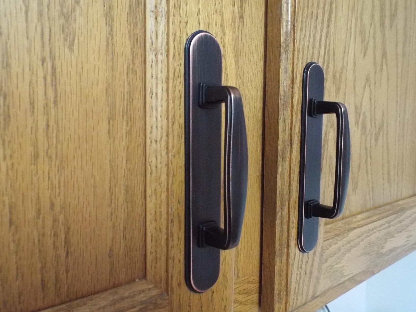 KOOFIZO 10 Pack 3 Inch Oil Rubbed Bronze Kitchen Cabinet Pulls Rubbed Bronze Cabinet Handles Bronze Cabinet Hardware for Kitchen Cabinets 1817 Drawer Dresser Cupboard Bedroom customer photo 1