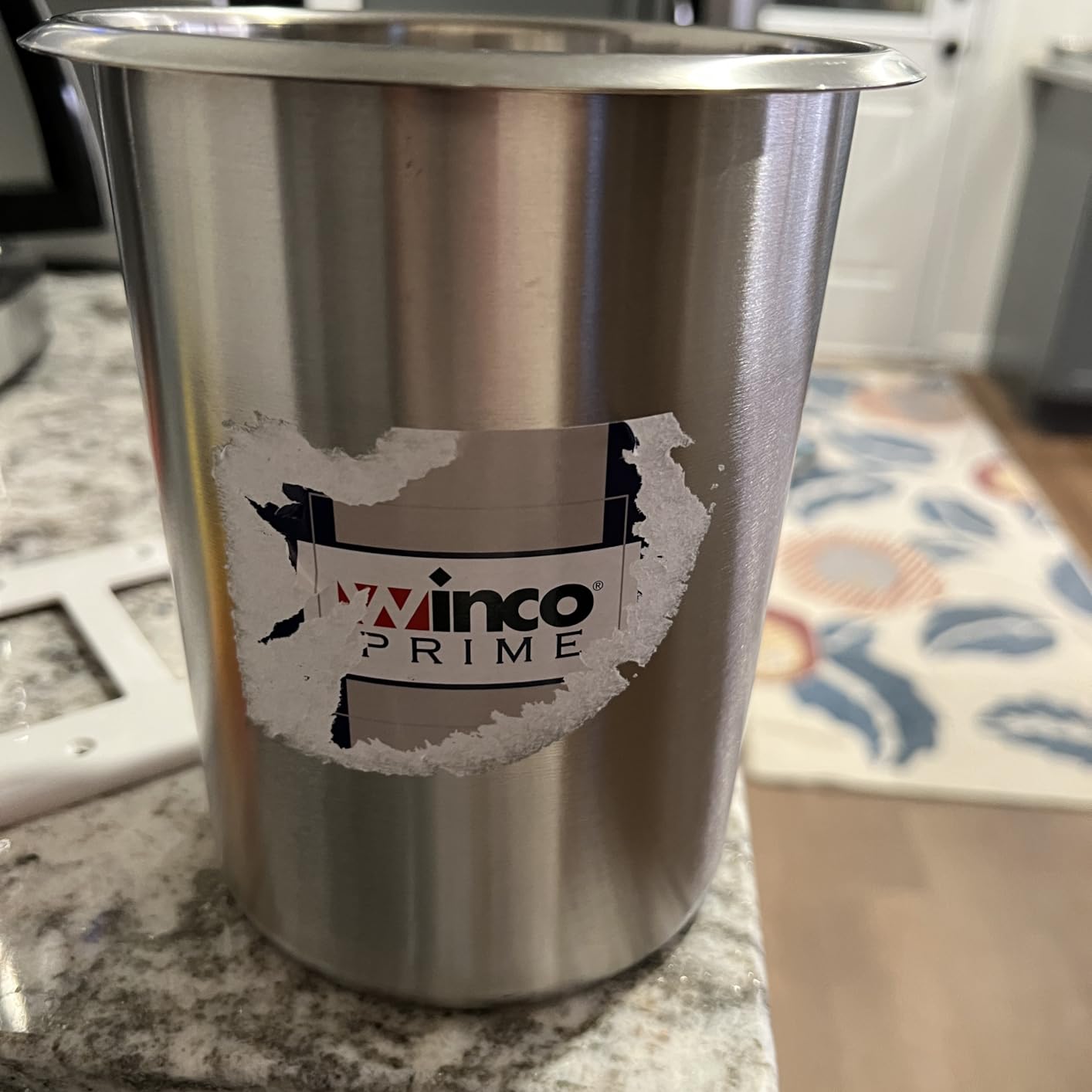 Winco 2 Quart Heavy-Duty Stainless Steel Bain Marie, NSF Listed customer photo 1