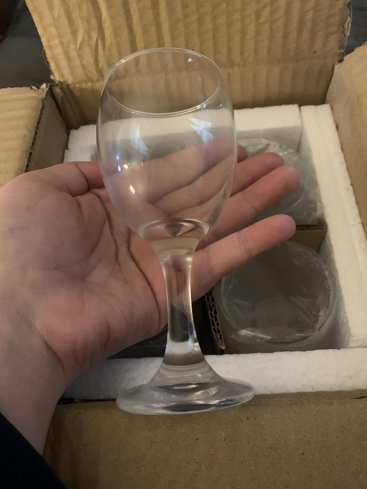 Juvale Small Short-Stemmed Wine Glasses - Port Wine Glasses for Port Tasting - Dishwasher-Safe Glassware for Easy Cleanup - Compact Stemware for Intimate Gatherings - 4.5 fl oz, 5.5 in, Pack of 4 customer photo 1