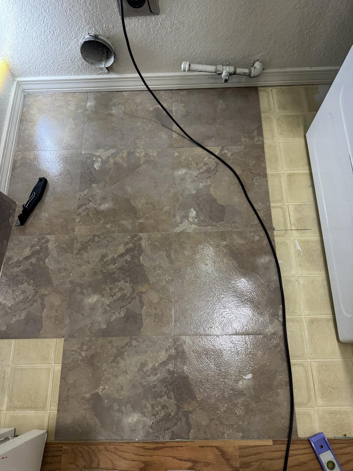 Nexus Self Adhesive 12-Inch Vinyl Floor Tiles, 20 Tiles - 12