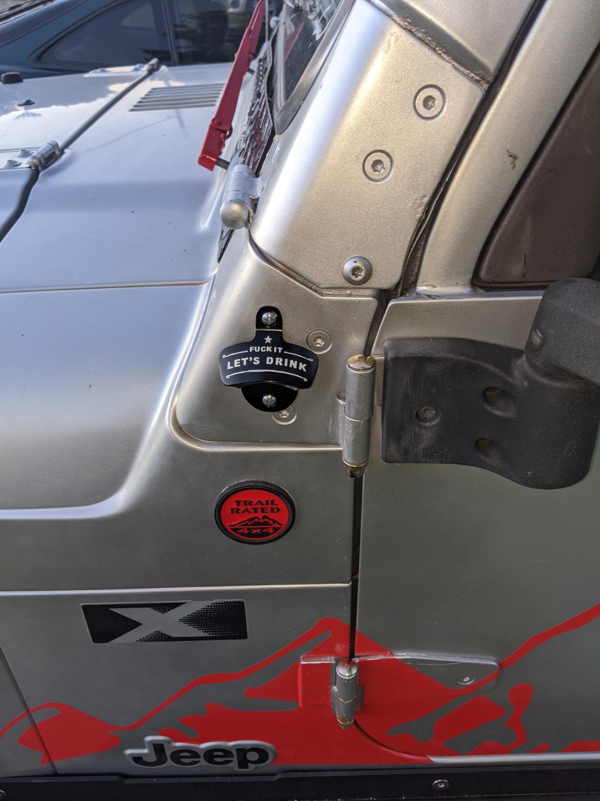 Bottle Opener Wall Mounted, Christmas Funny Wall Mount Bottle Opener for Men Dad Beer Lovers, Novelty Birthday Fathers Day with Mounting Screws Wall Anchors (1 Pack) customer photo 2