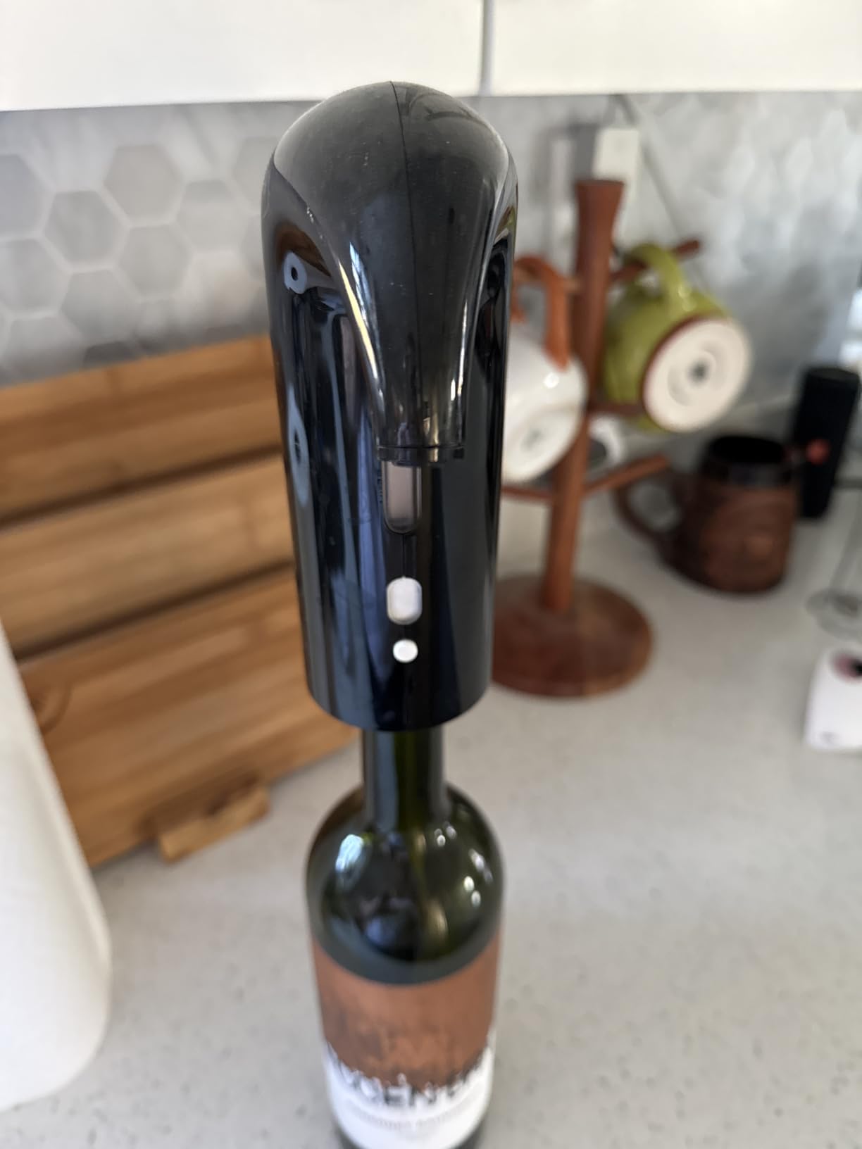 Wine Aerator Electric Wine Decanter Best Sellers One Touch Red -White Wine Accessories Aeration Work with Wine Opener for Beginner Enthusiast customer photo 1