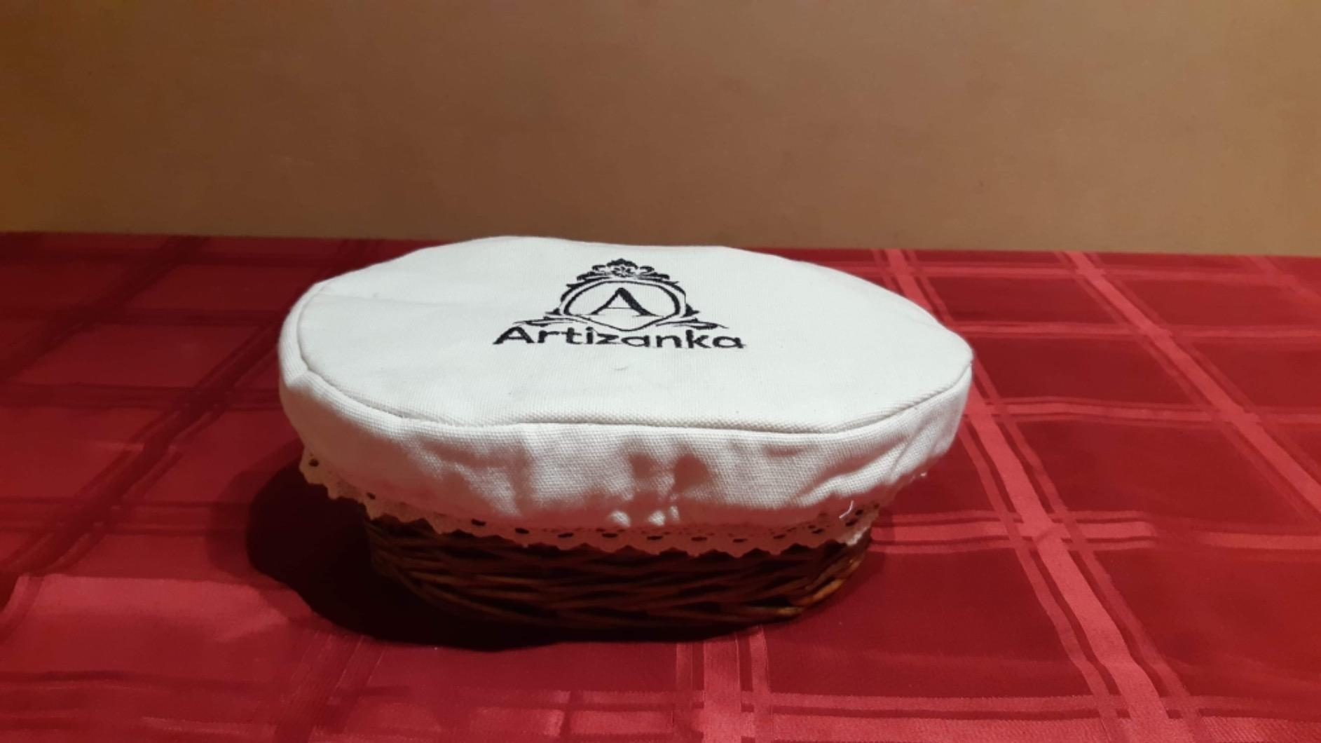 Wicker Bread Basket for Serving Set with Removable Liner and Cover - Handmade Rattan Serving and Storage Basket 11